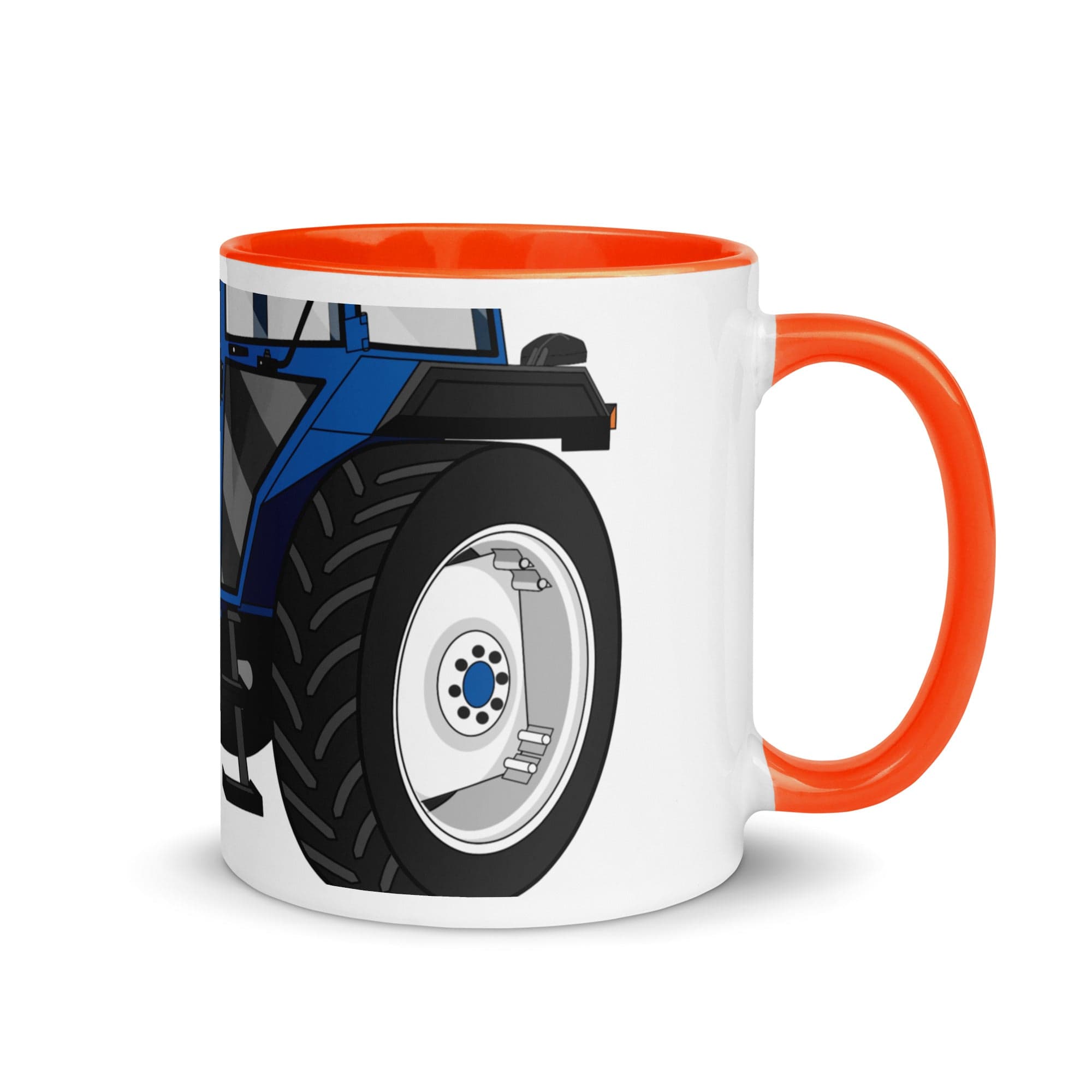 The Tractors Mugs Store Orange Ford 4610 2WD 2.0 Mug with Color Inside Quality Farmers Merch