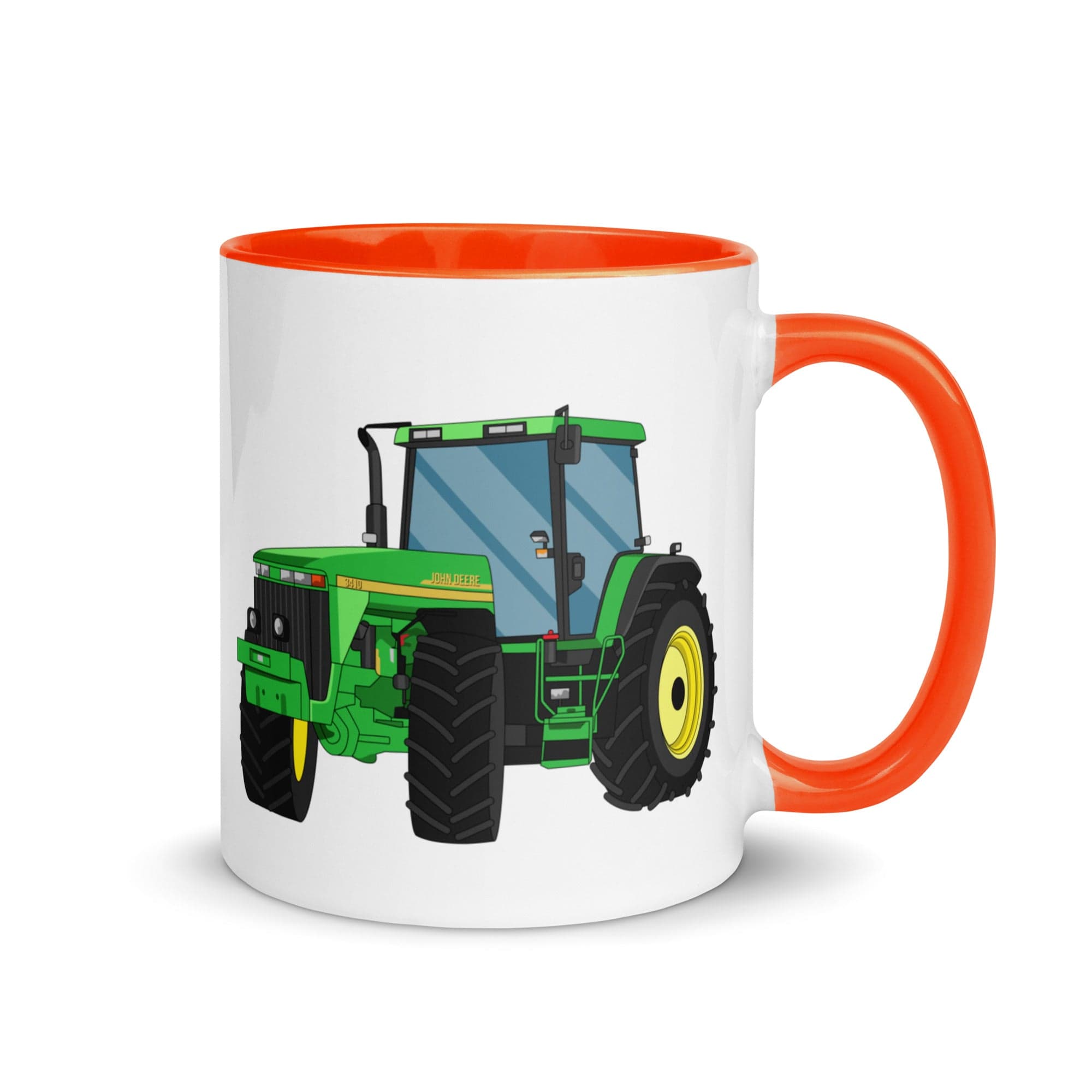 The Tractors Mugs Store Orange John Deere 3410 Mug with Color Inside Quality Farmers Merch