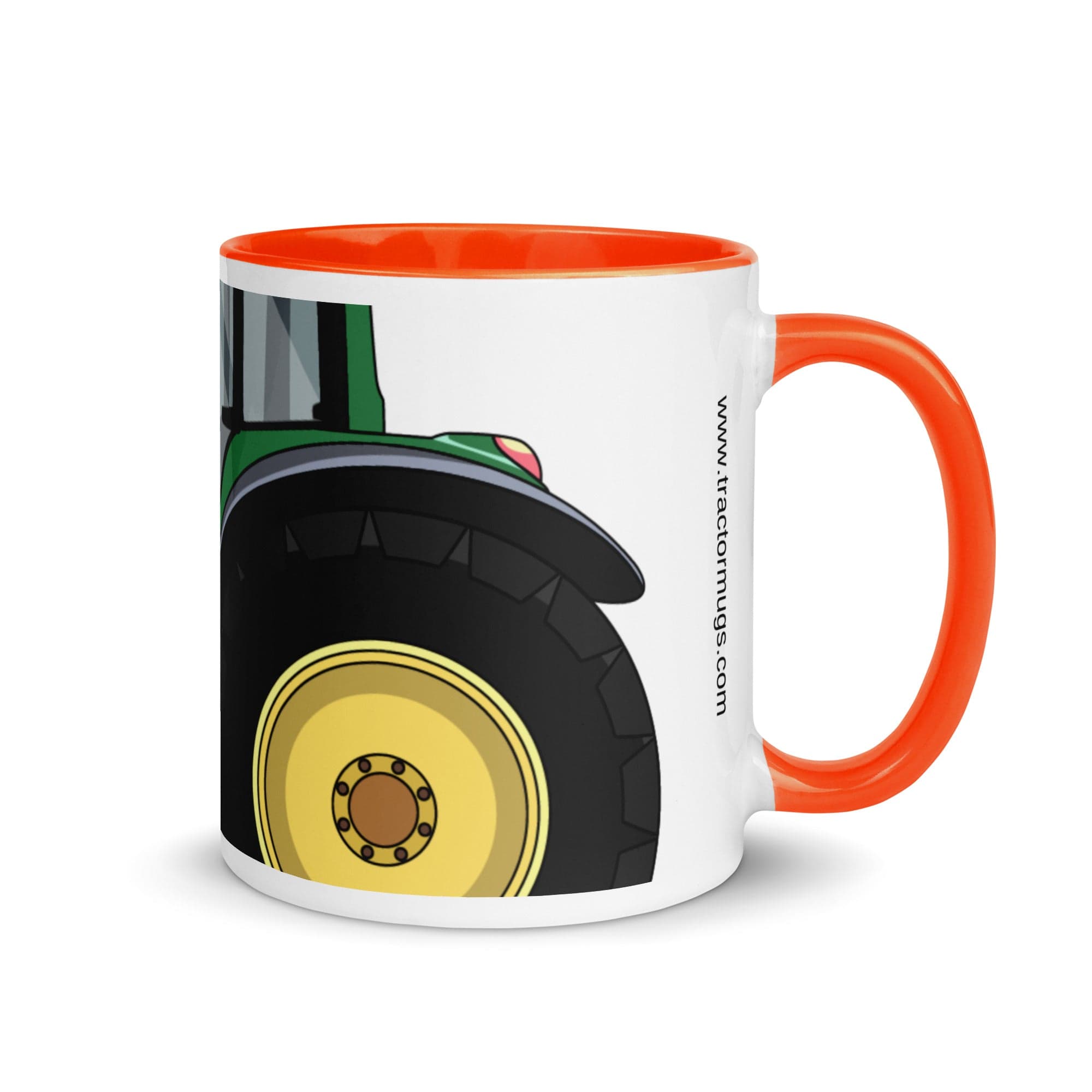 The Tractors Mugs Store Orange John Deere 6930 2.0 Mug with Color Inside Quality Farmers Merch