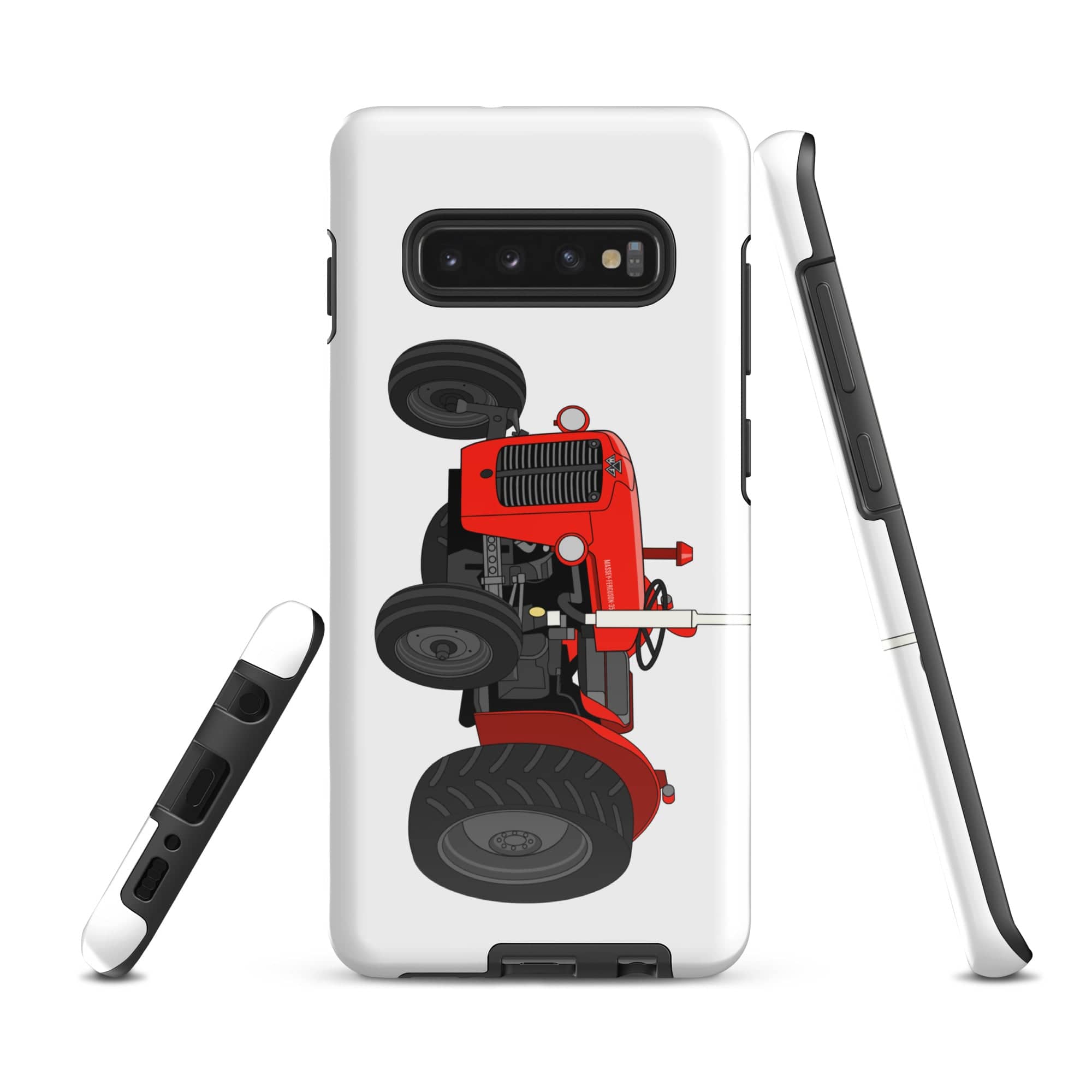 The Tractors Mugs Store Phone Case (Samsung) Samsung Galaxy S10 Plus Massey Ferguson 35X Tough case for SamsungĀ® Quality Farmers Merch
