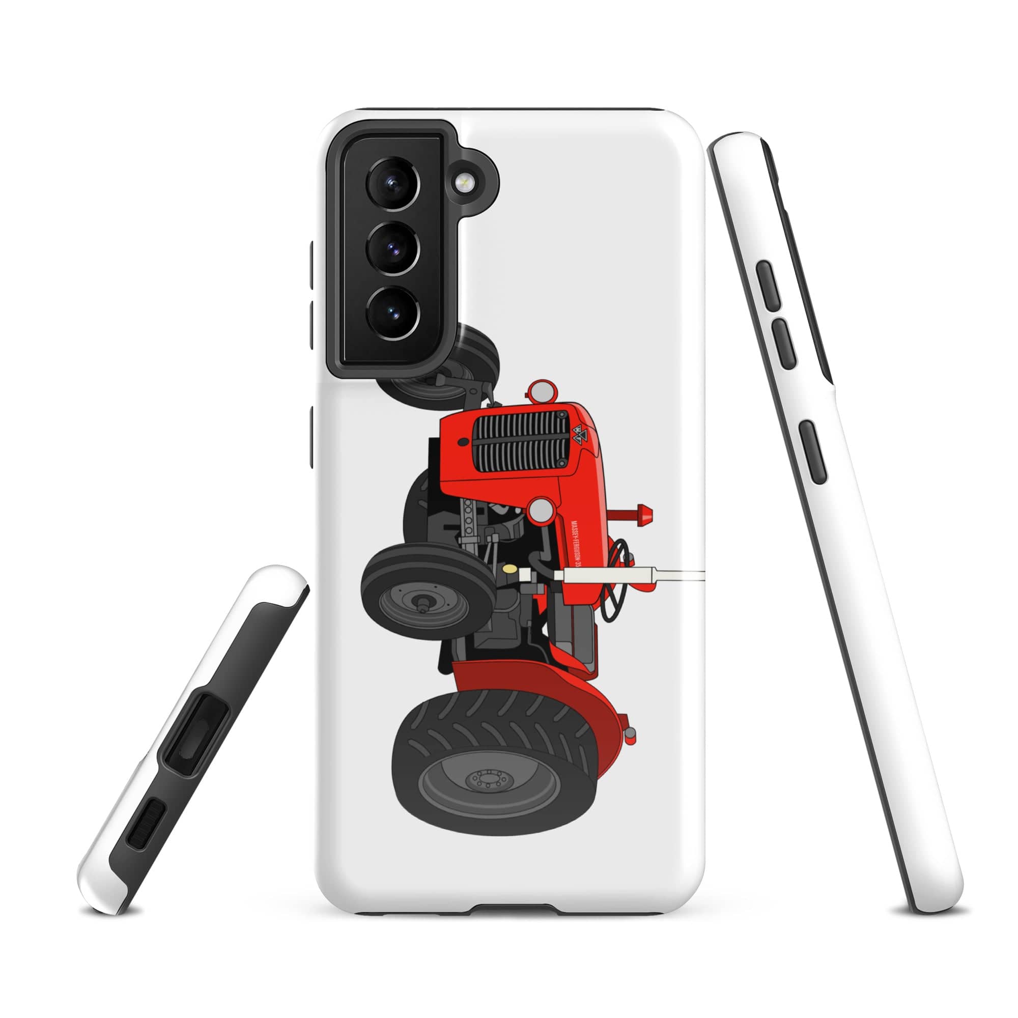 The Tractors Mugs Store Phone Case (Samsung) Samsung Galaxy S21 FE Massey Ferguson 35X Tough case for SamsungĀ® Quality Farmers Merch
