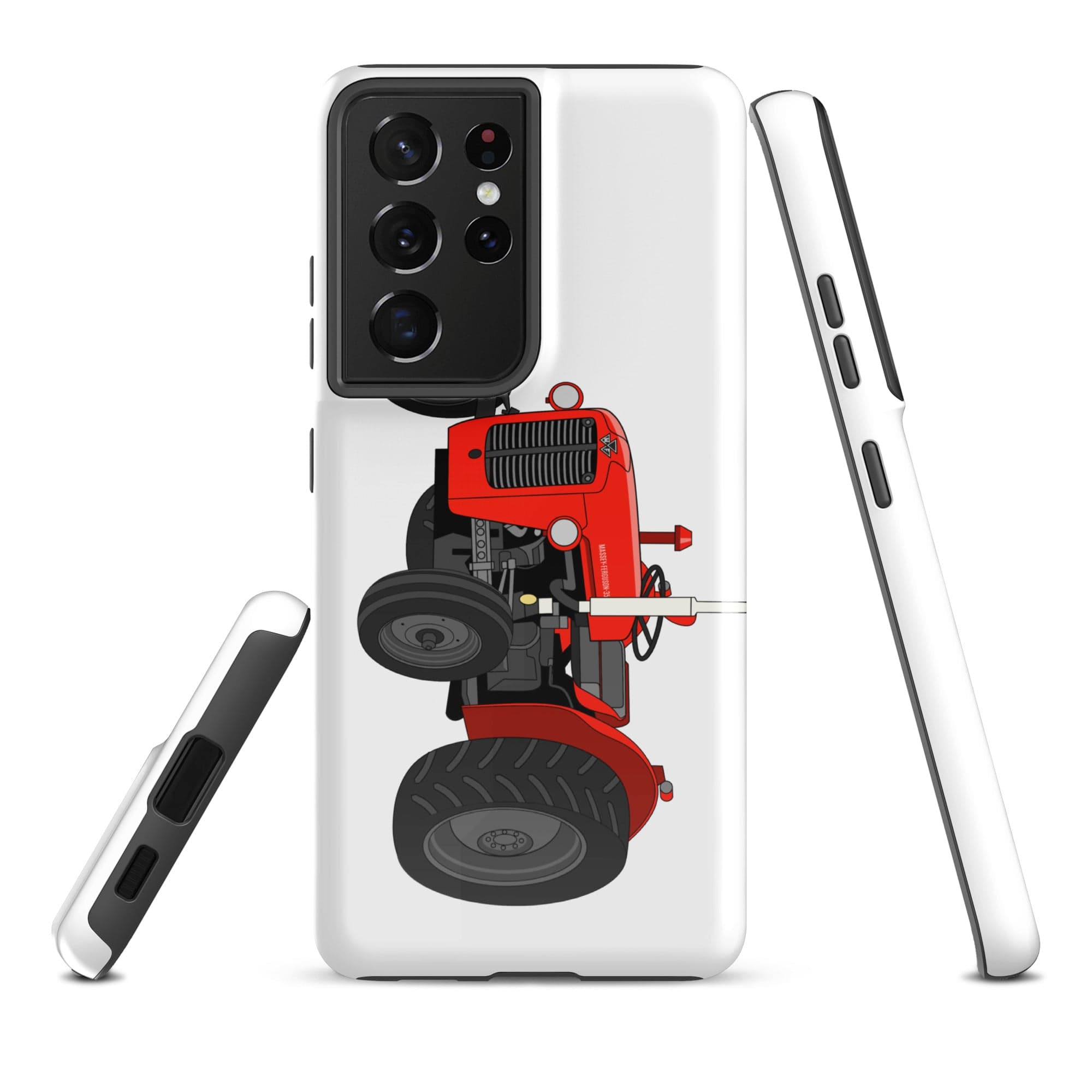 The Tractors Mugs Store Phone Case (Samsung) Samsung Galaxy S21 Ultra Massey Ferguson 35X Tough case for SamsungĀ® Quality Farmers Merch