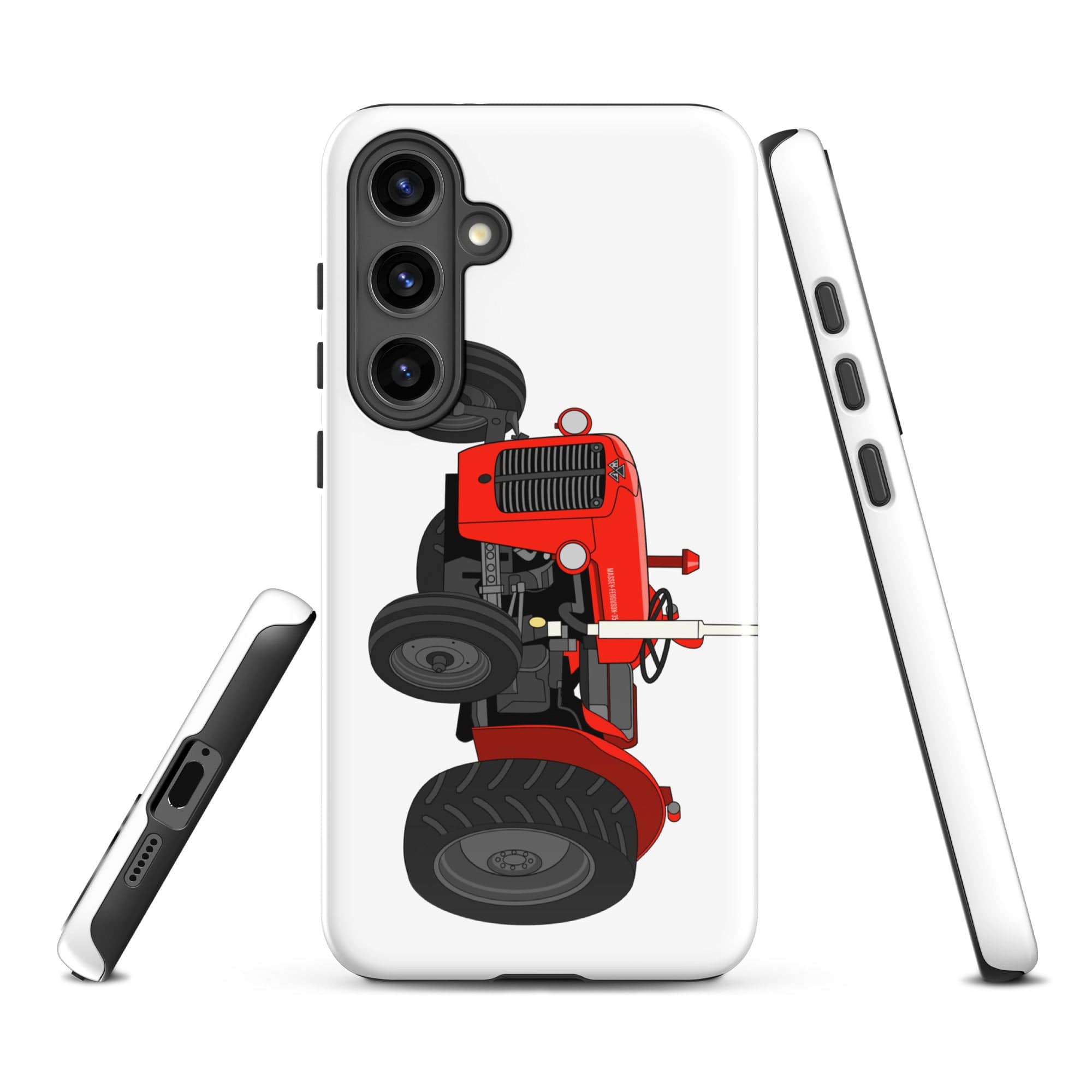 The Tractors Mugs Store Phone Case (Samsung) Samsung Galaxy S24 Plus Massey Ferguson 35X Tough case for SamsungĀ® Quality Farmers Merch