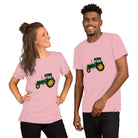 The Tractors Mugs Store Pink / S John Deere 3050 2WD Unisex t-shirt Quality Farmers Merch