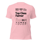 The Tractors Mugs Store Pink / S Top Class Farmer Unisex t-shirt Quality Farmers Merch