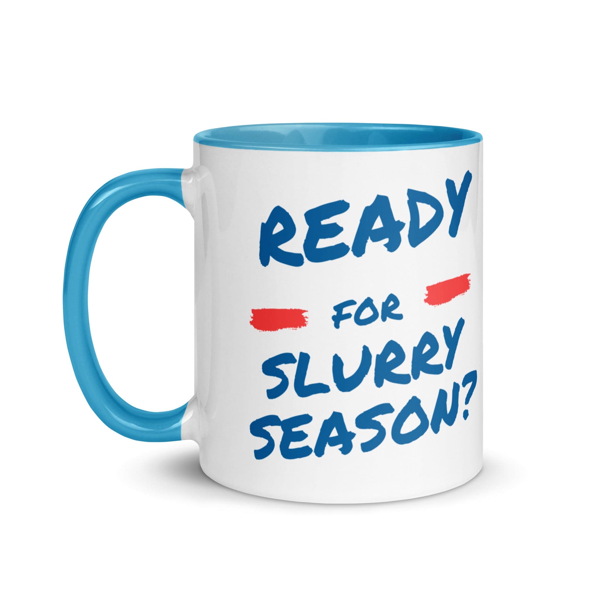 The Tractors Mugs Store Ready for the Slurry? Mug with Color Inside Quality Farmers Merch