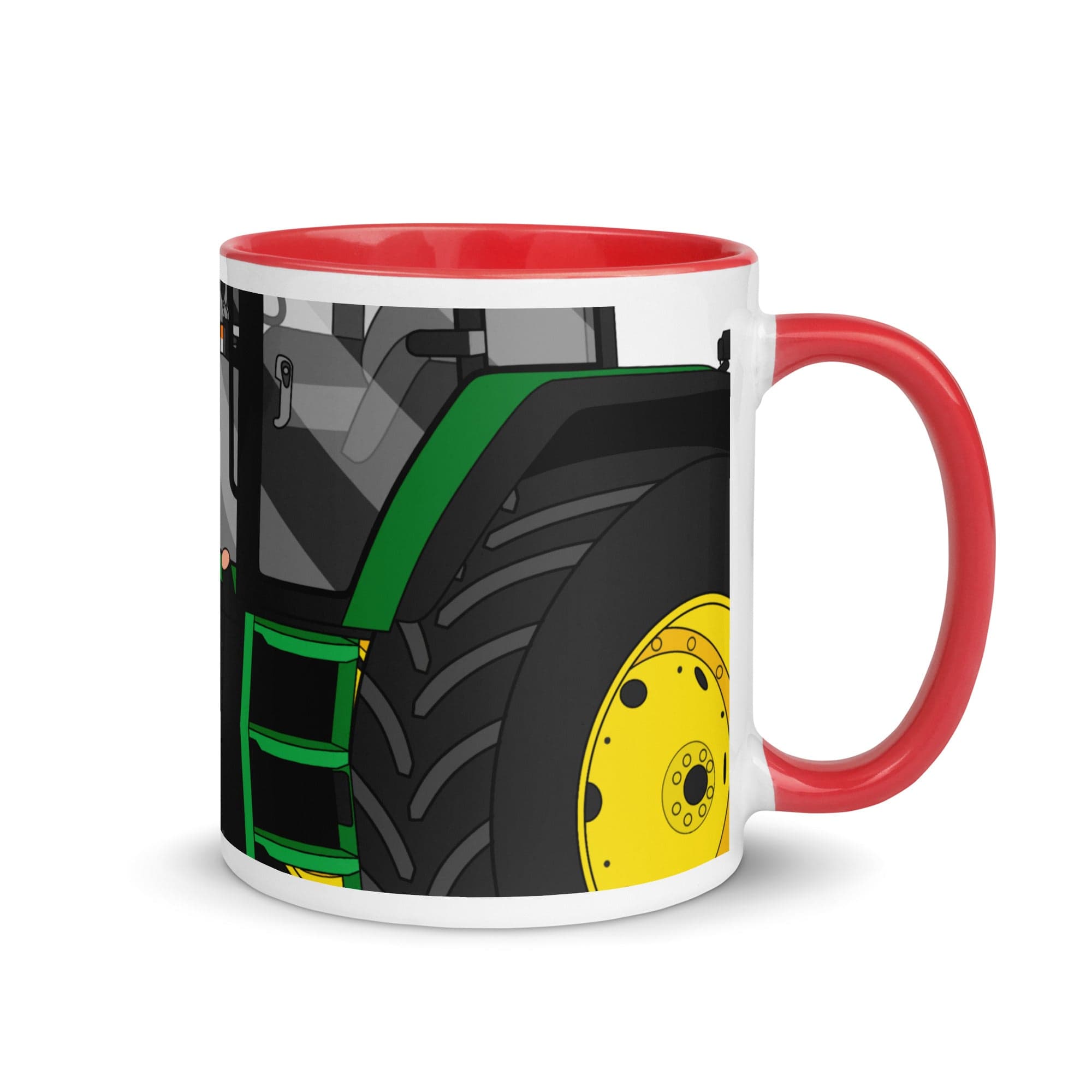 The Tractors Mugs Store Red John Deere 7810 2.0 Mug with Color Inside Quality Farmers Merch