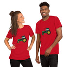 The Tractors Mugs Store Red / XS John Deere 3050 2WD Unisex t-shirt Quality Farmers Merch