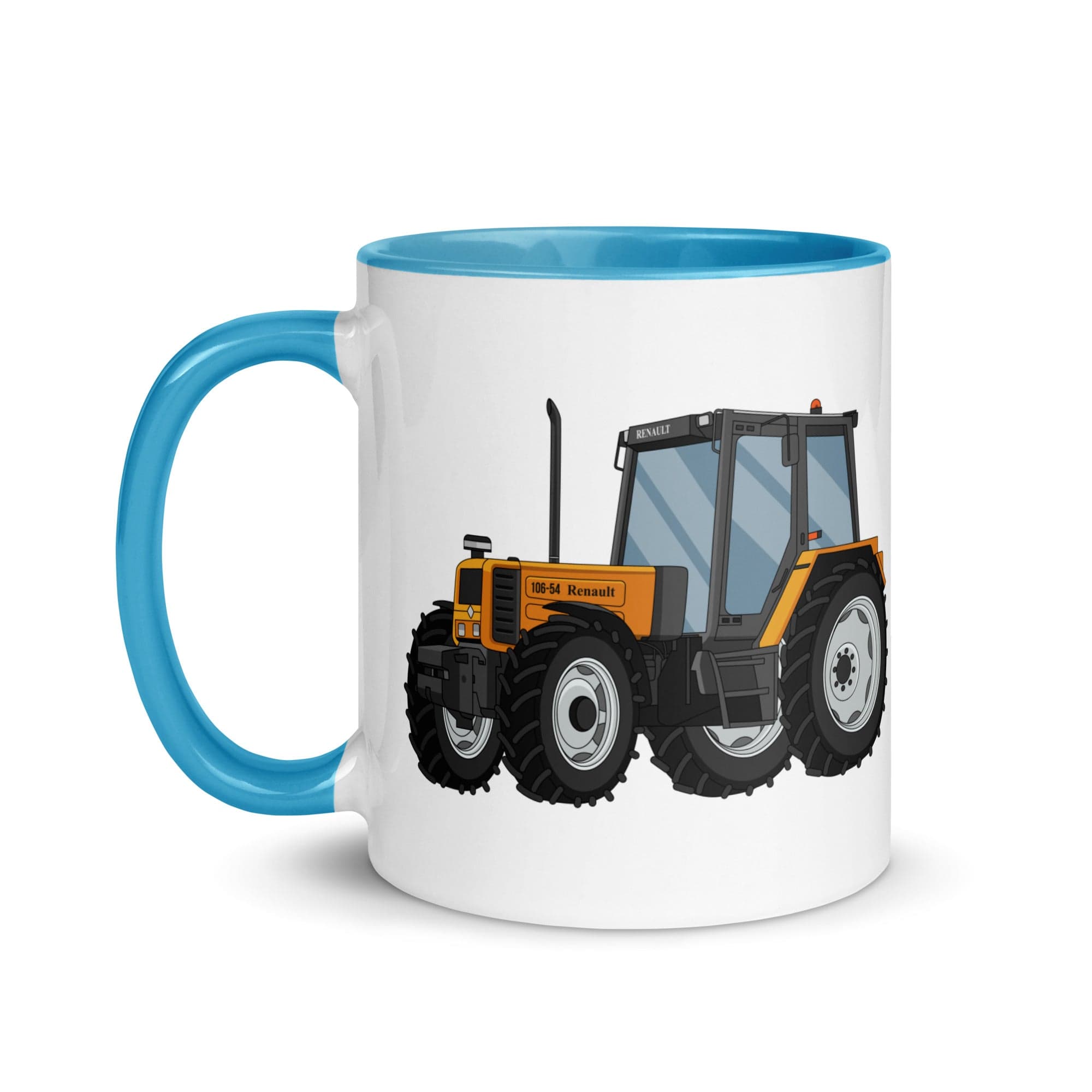 The Tractors Mugs Store Renault 106 54 Mug with Color Inside Quality Farmers Merch