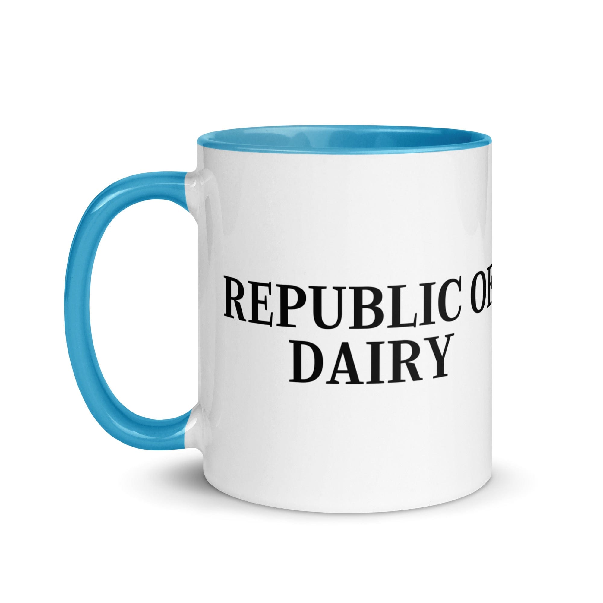 The Tractors Mugs Store Republic of Dairy Mug with Color Inside Quality Farmers Merch