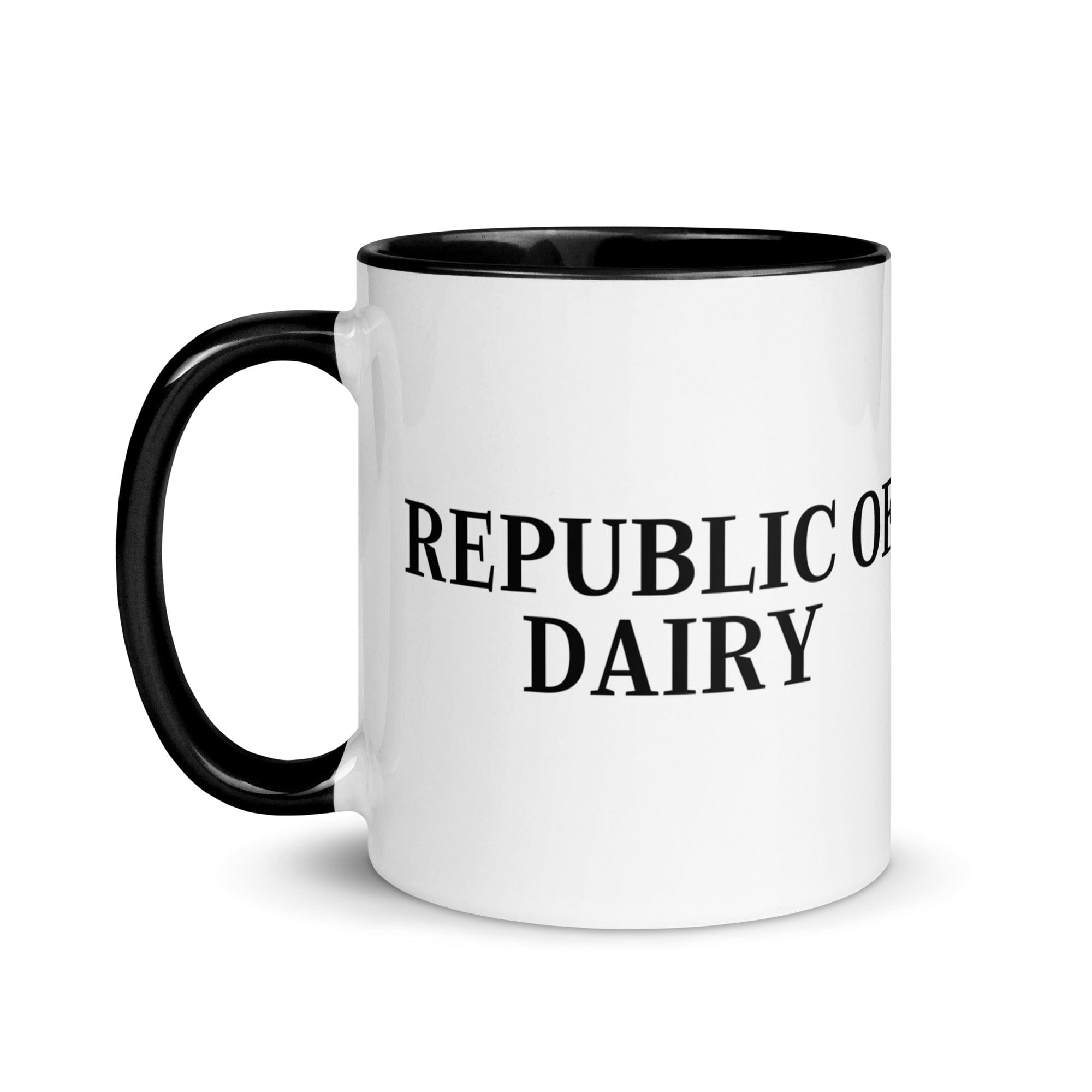 The Tractors Mugs Store Republic of Dairy Mug with Color Inside Quality Farmers Merch