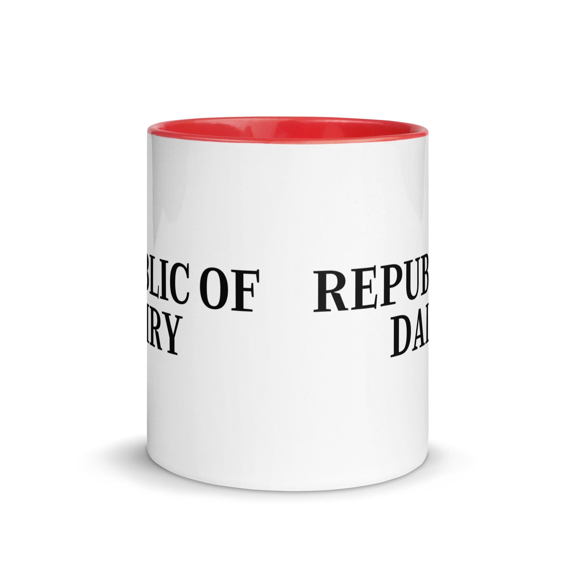 The Tractors Mugs Store Republic of Dairy Mug with Color Inside Quality Farmers Merch