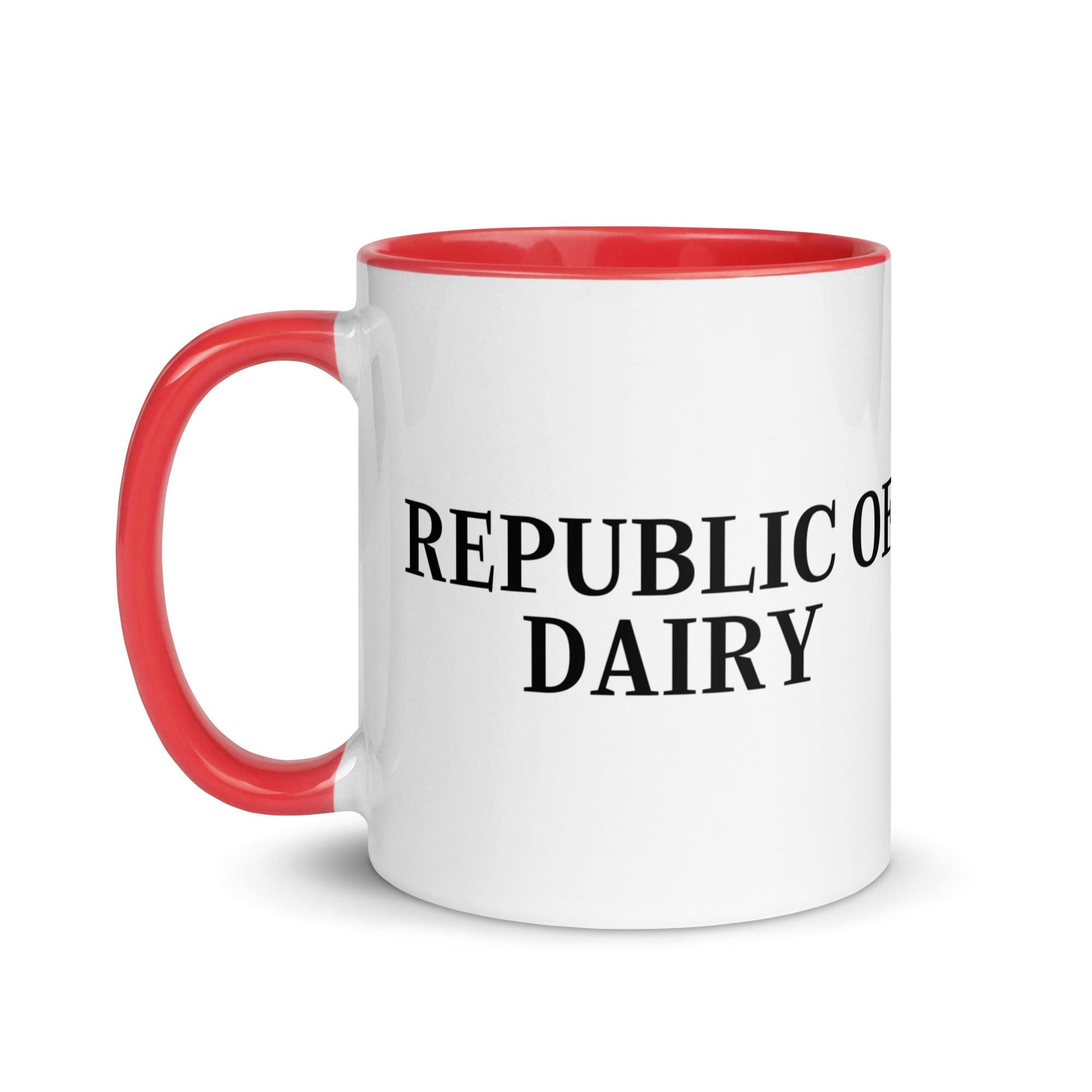 The Tractors Mugs Store Republic of Dairy Mug with Color Inside Quality Farmers Merch