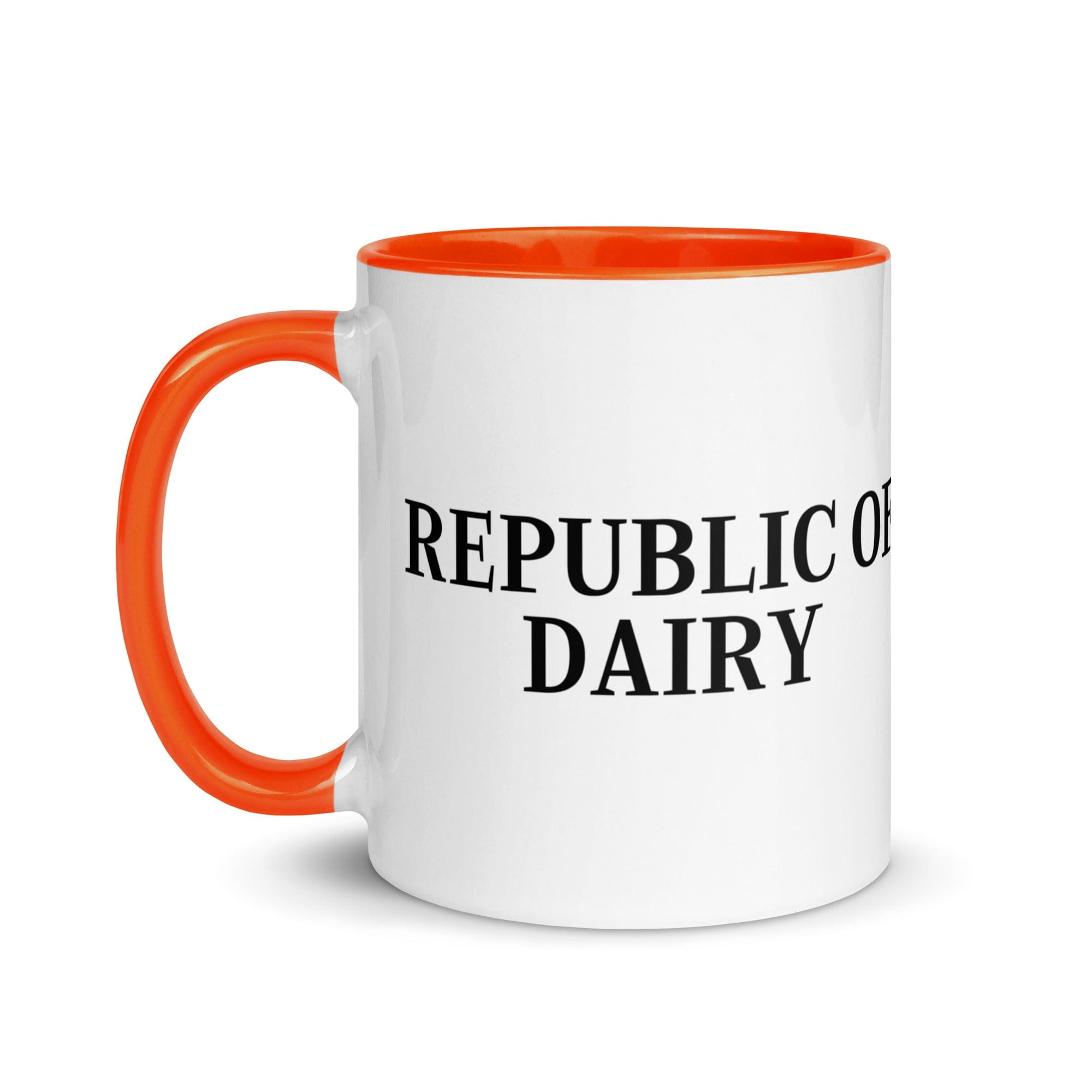 The Tractors Mugs Store Republic of Dairy Mug with Color Inside Quality Farmers Merch