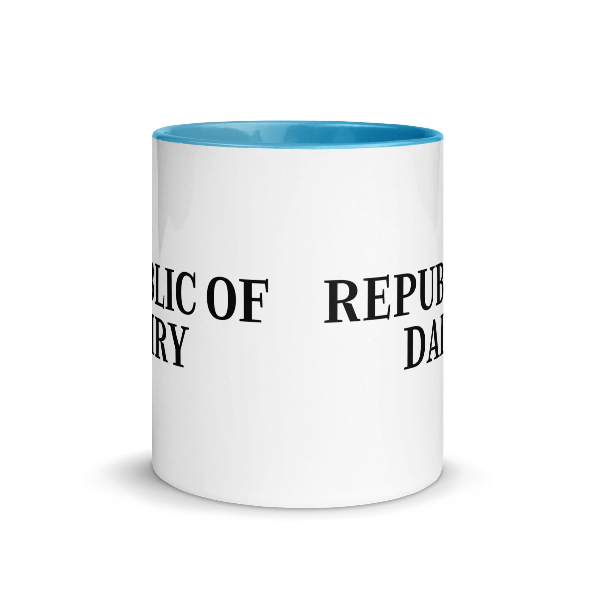The Tractors Mugs Store Republic of Dairy Mug with Color Inside Quality Farmers Merch