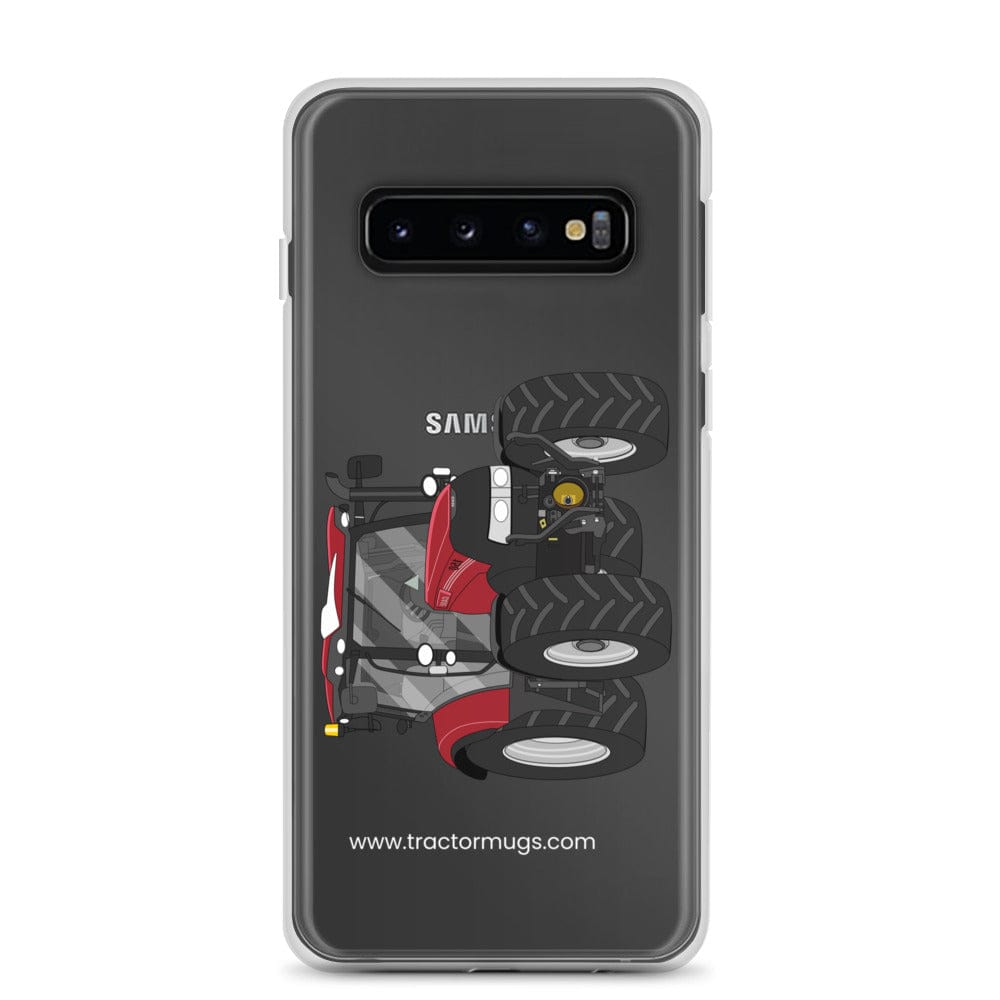 The Tractors Mugs Store Samsung Galaxy S10 Case IH Maxxum 150 Activedrive 8 Clear Case for SamsungĀ® Quality Farmers Merch