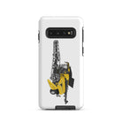 The Tractors Mugs Store Samsung Galaxy S10 New Holland CR Combine Harvester (2004).Tough case for Samsung® Quality Farmers Merch