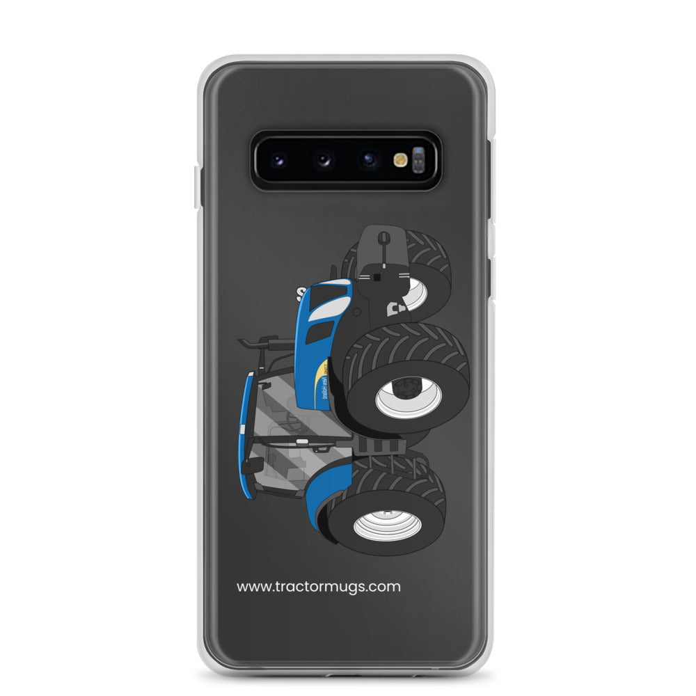 The Tractors Mugs Store Samsung Galaxy S10 New Holland The 7040 -1 Clear Case for SamsungĀ® Quality Farmers Merch