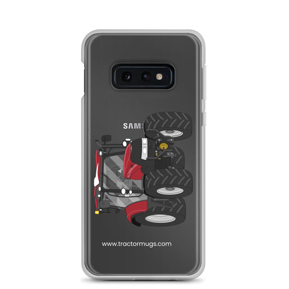 The Tractors Mugs Store Samsung Galaxy S10e Case IH Maxxum 150 Activedrive 8 Clear Case for SamsungĀ® Quality Farmers Merch