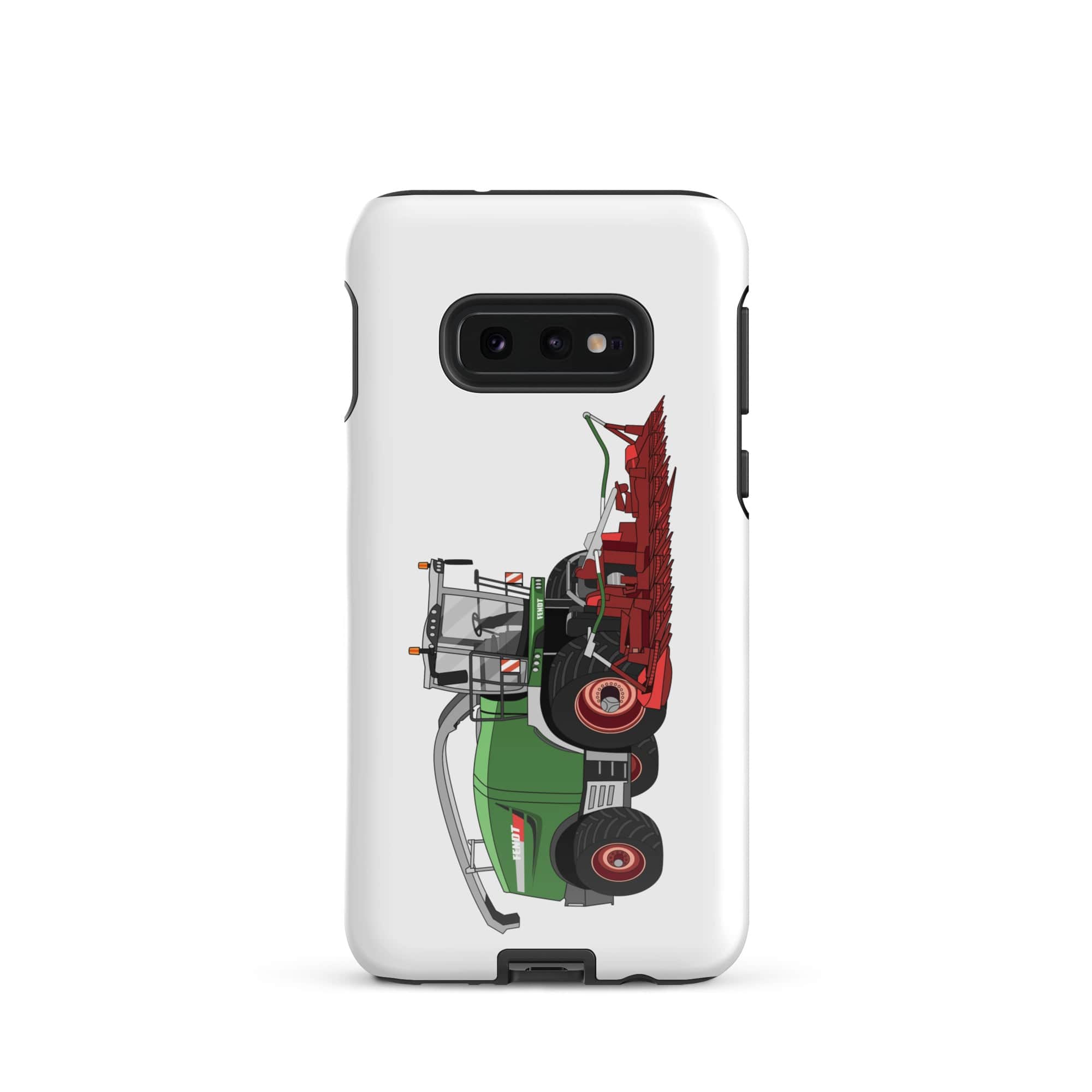 The Tractors Mugs Store Samsung Galaxy S10e Fendt Katana 85 Forage Harvester Tough case for SamsungĀ® Quality Farmers Merch