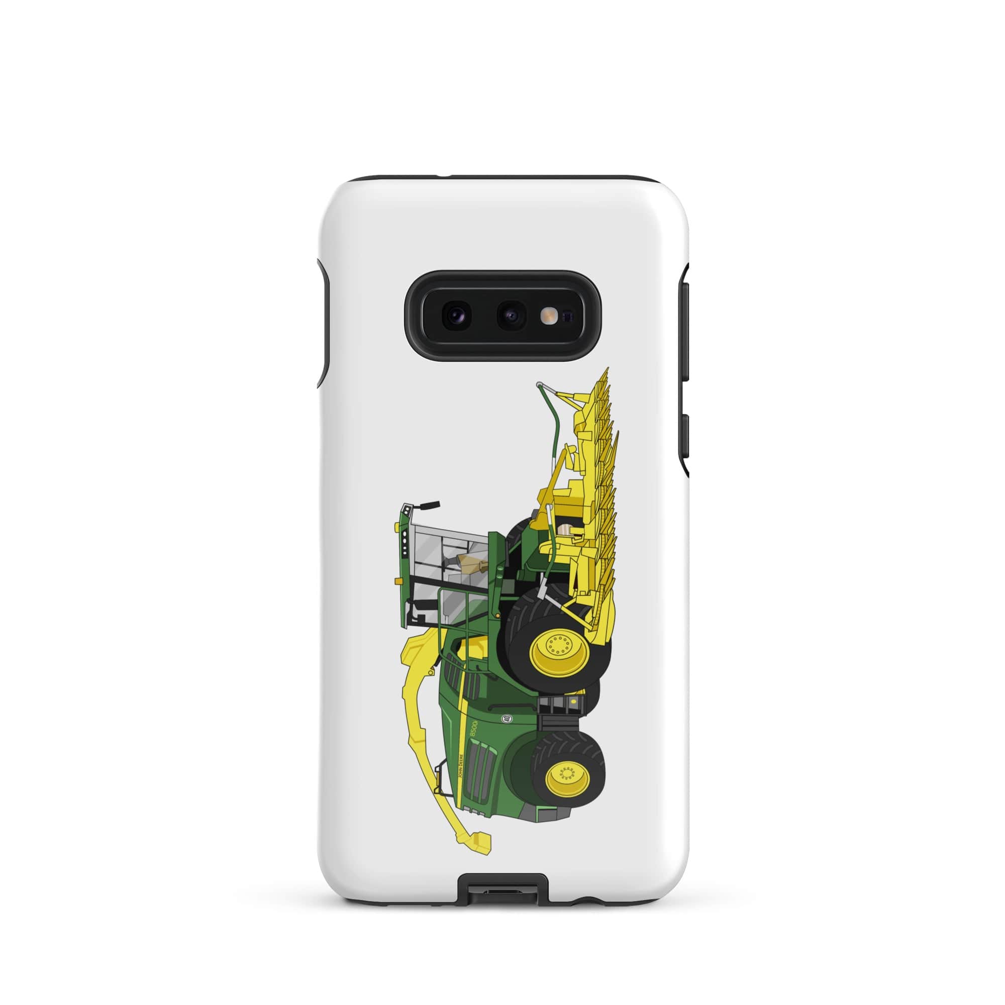 The Tractors Mugs Store Samsung Galaxy S10e John Deere 8500i Forage Harvester Tough case for SamsungĀ® Quality Farmers Merch