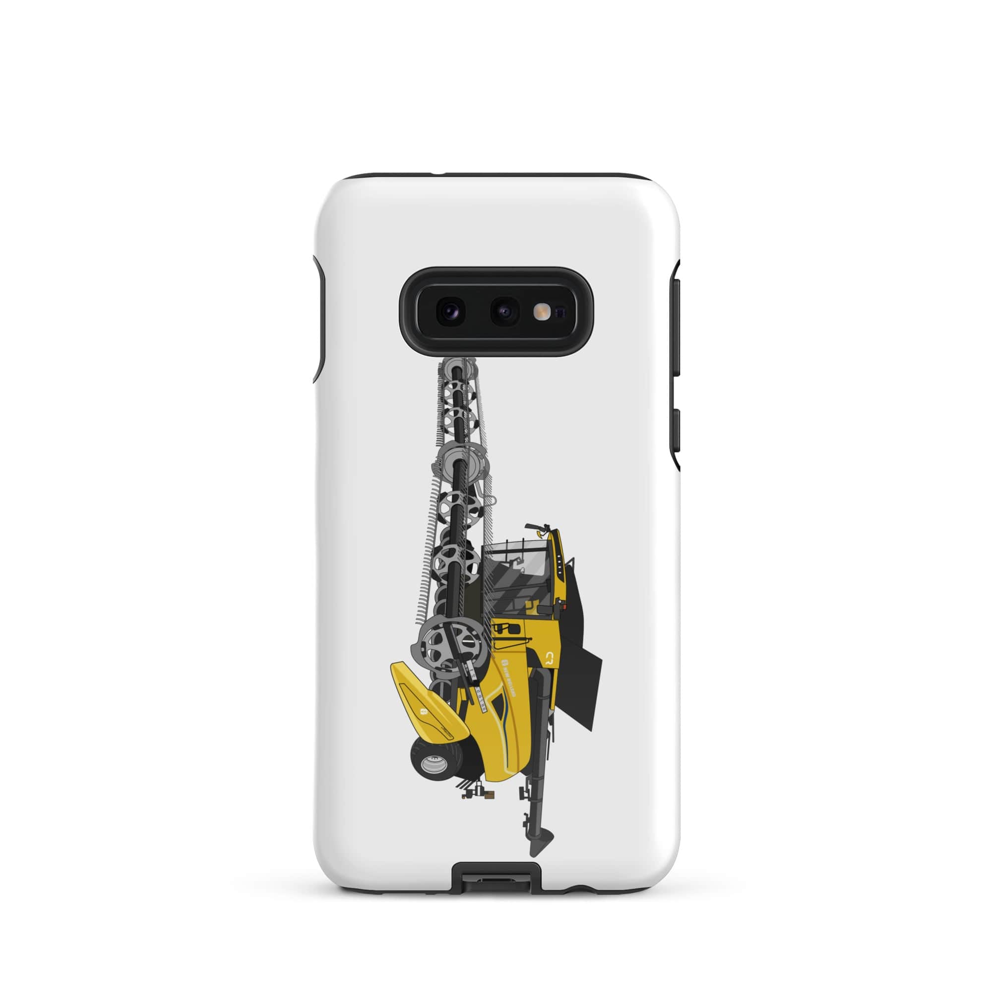 The Tractors Mugs Store Samsung Galaxy S10e New Holland CR Combine Harvester (2004).Tough case for SamsungĀ® Quality Farmers Merch