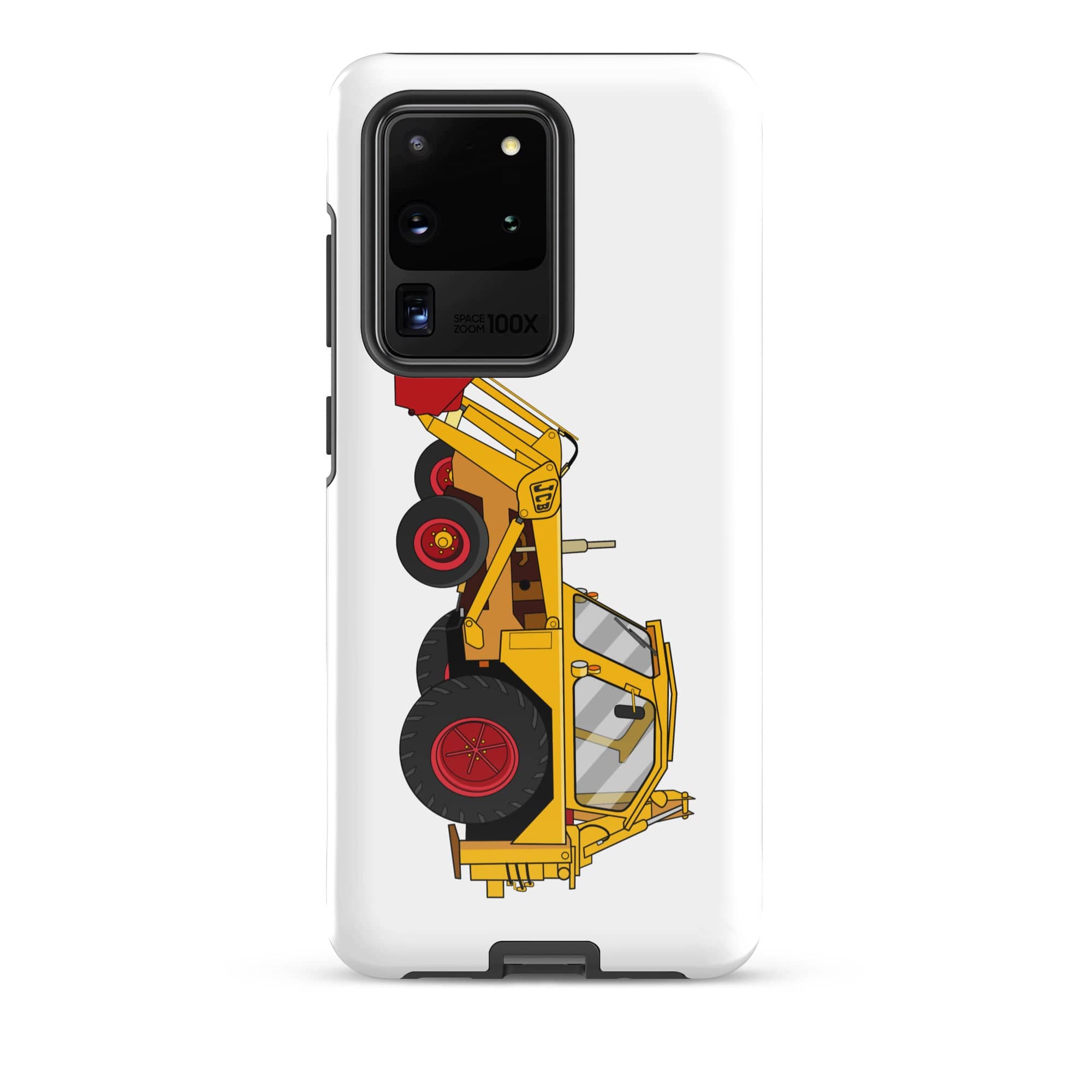 The Tractors Mugs Store Samsung Galaxy S20 Ultra JCB 3 Backhoe Tough case for SamsungĀ® Quality Farmers Merch