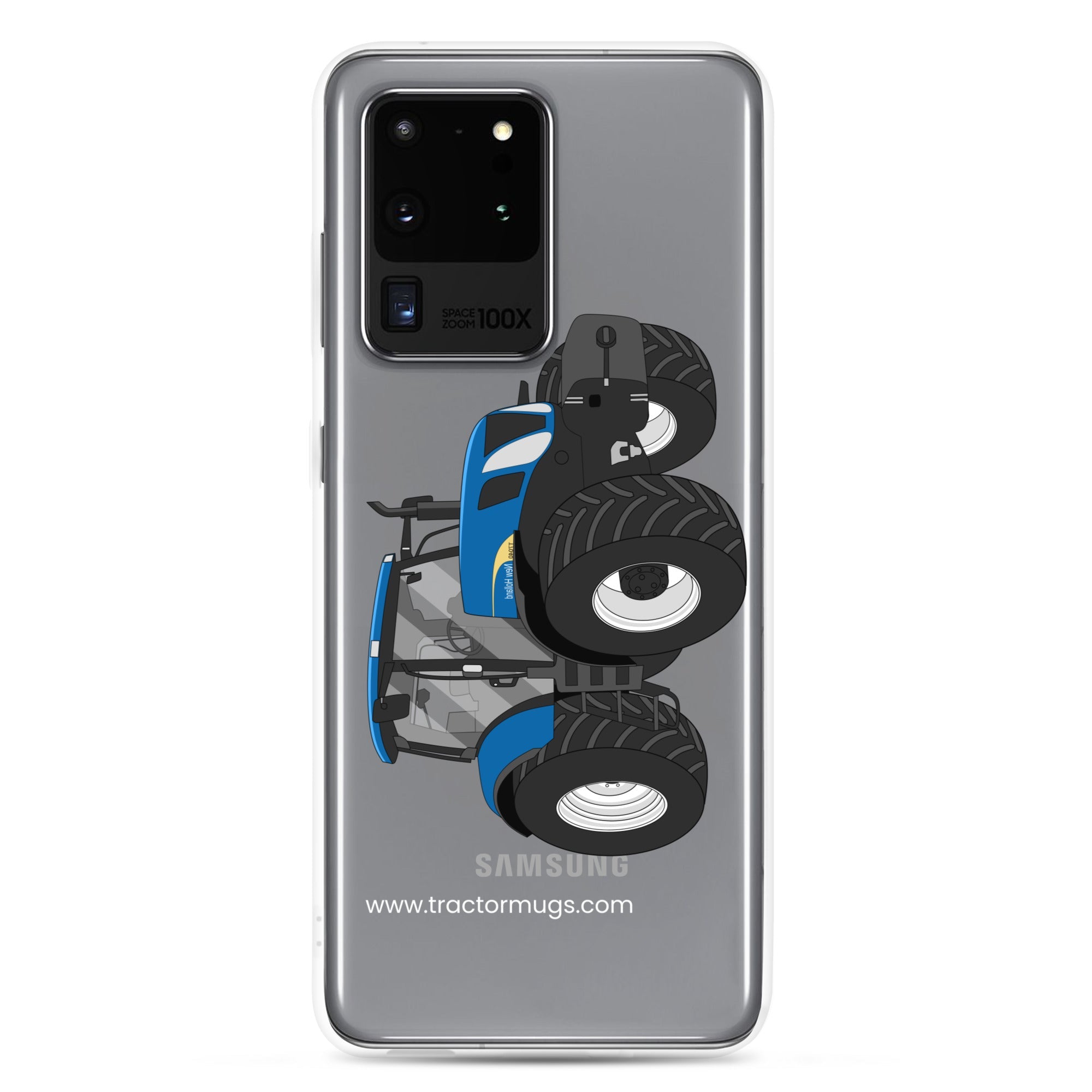 The Tractors Mugs Store Samsung Galaxy S20 Ultra New Holland The 7040 -1 Clear Case for SamsungĀ® Quality Farmers Merch
