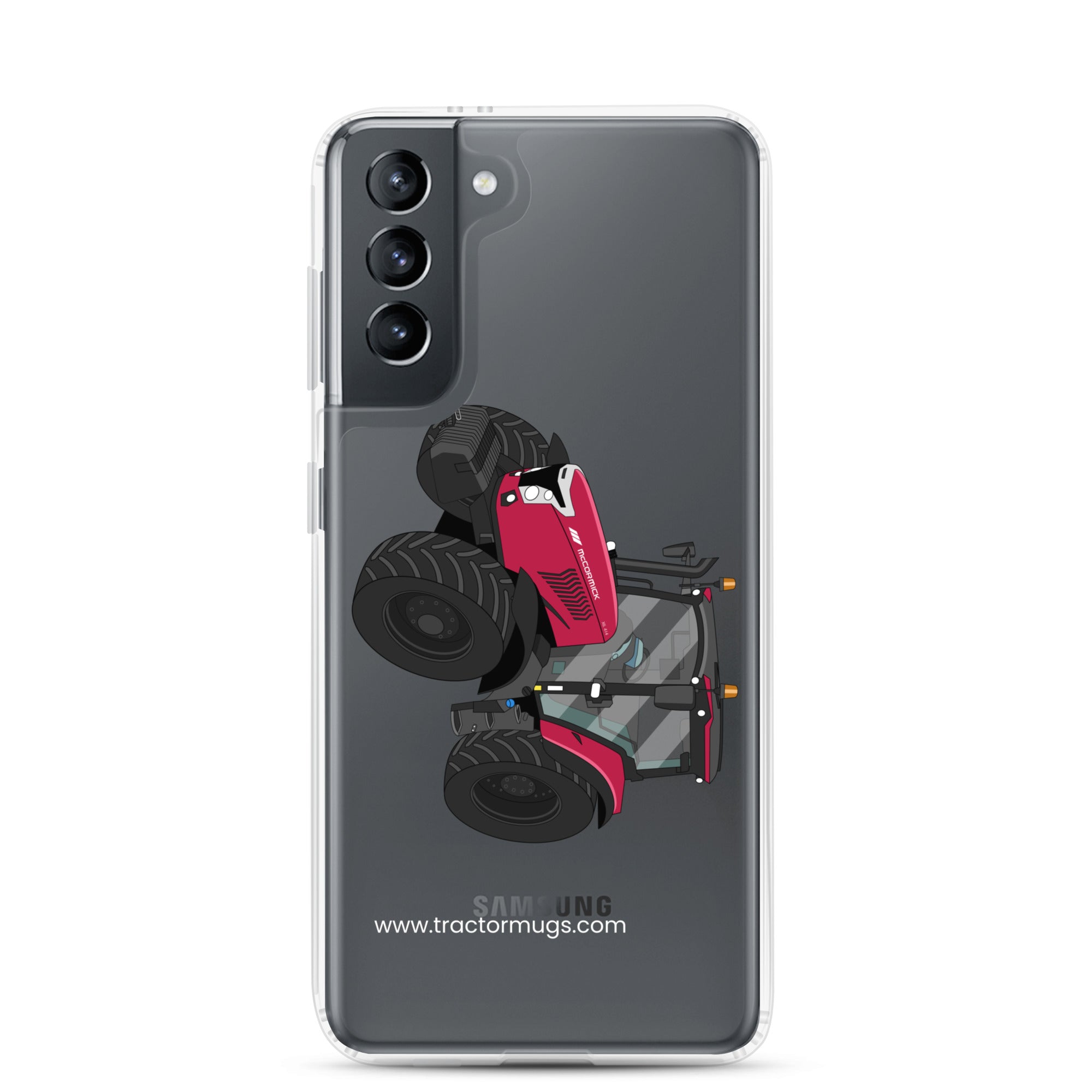 The Tractors Mugs Store Samsung Galaxy S21 McCormick X6.414 P6-Drive Clear Case for SamsungĀ® Quality Farmers Merch