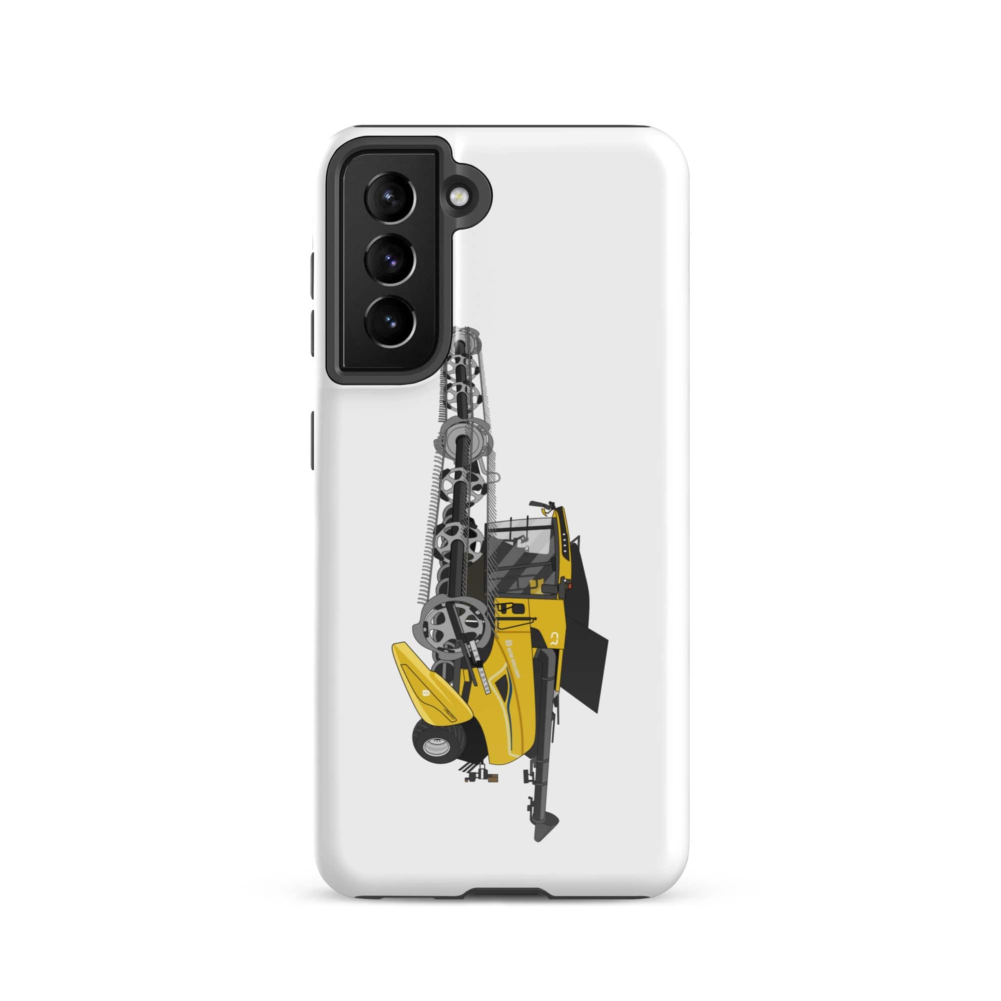 The Tractors Mugs Store Samsung Galaxy S21 New Holland CR Combine Harvester (2004).Tough case for SamsungĀ® Quality Farmers Merch