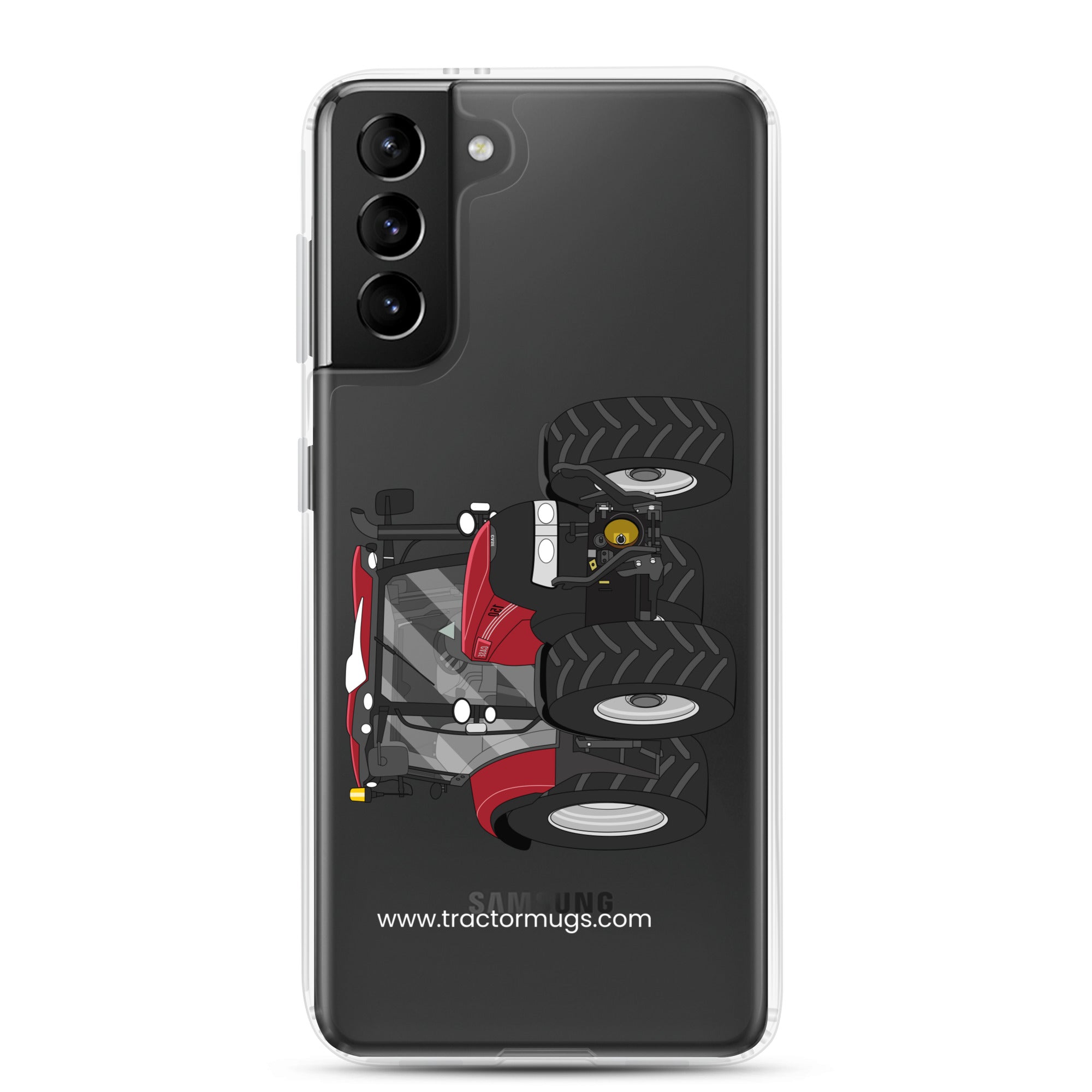 The Tractors Mugs Store Samsung Galaxy S21 Plus Case IH Maxxum 150 Activedrive 8 Clear Case for SamsungĀ® Quality Farmers Merch