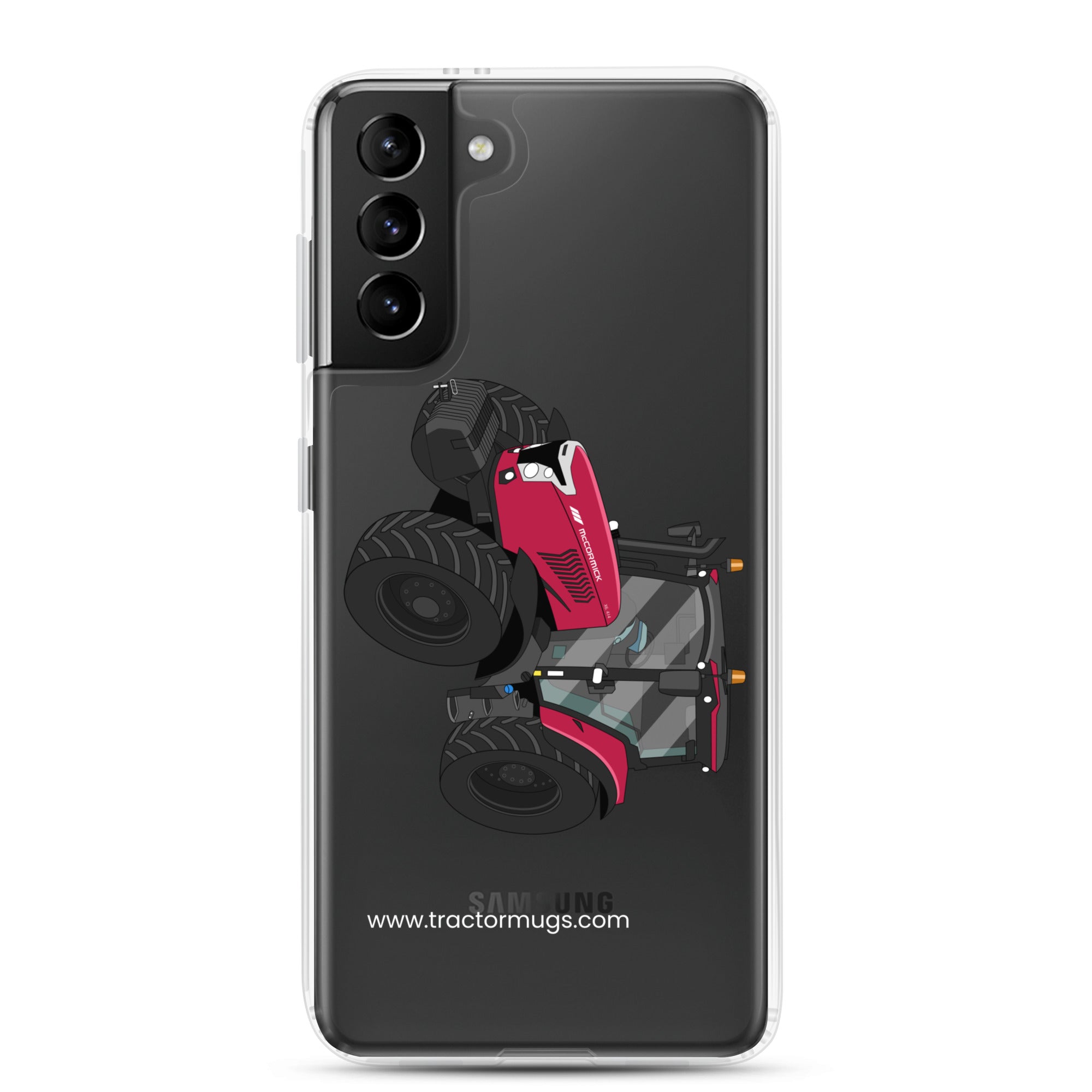 The Tractors Mugs Store Samsung Galaxy S21 Plus McCormick X6.414 P6-Drive Clear Case for SamsungĀ® Quality Farmers Merch