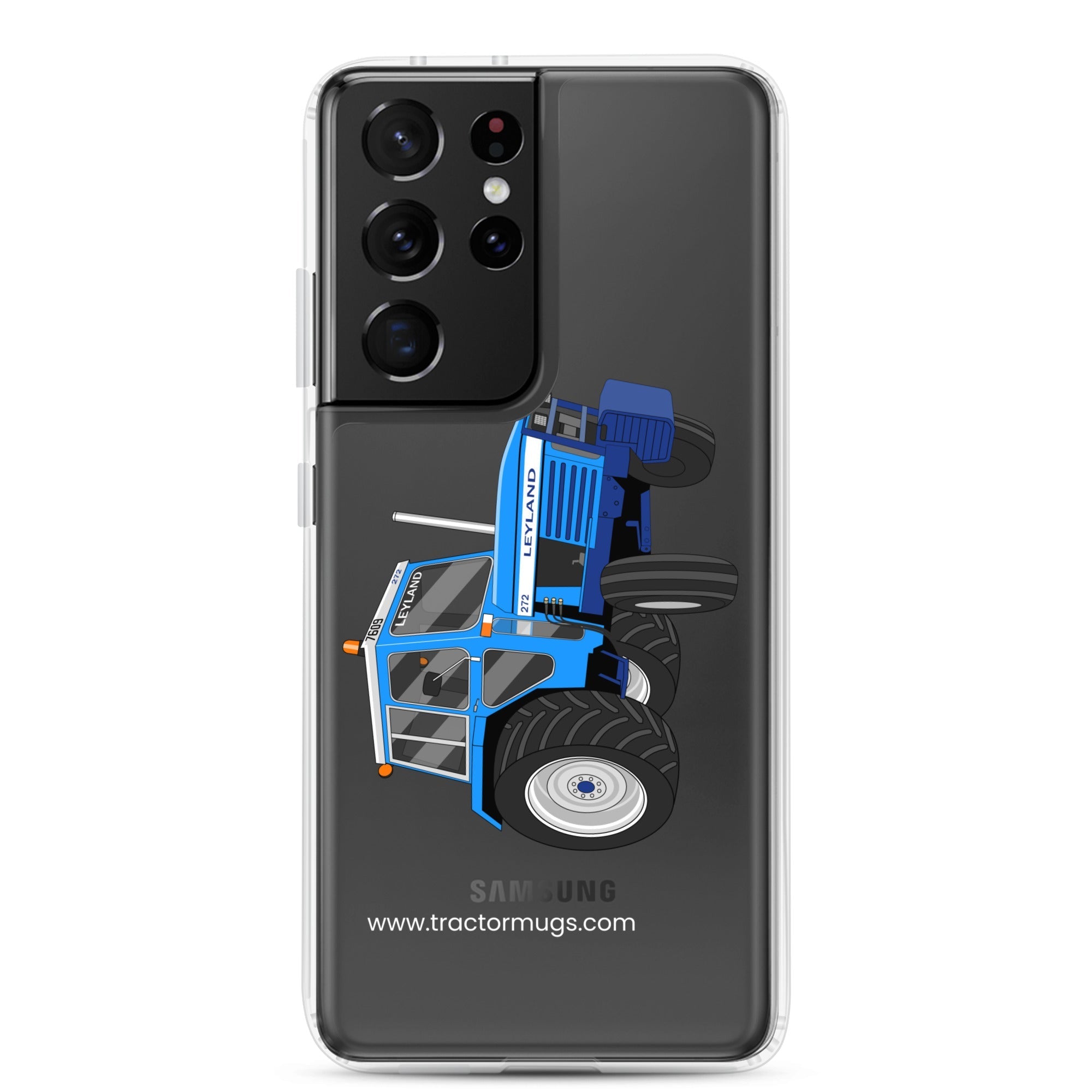 The Tractors Mugs Store Samsung Galaxy S21 Ultra Leyland 272 Clear Case for SamsungĀ® Quality Farmers Merch