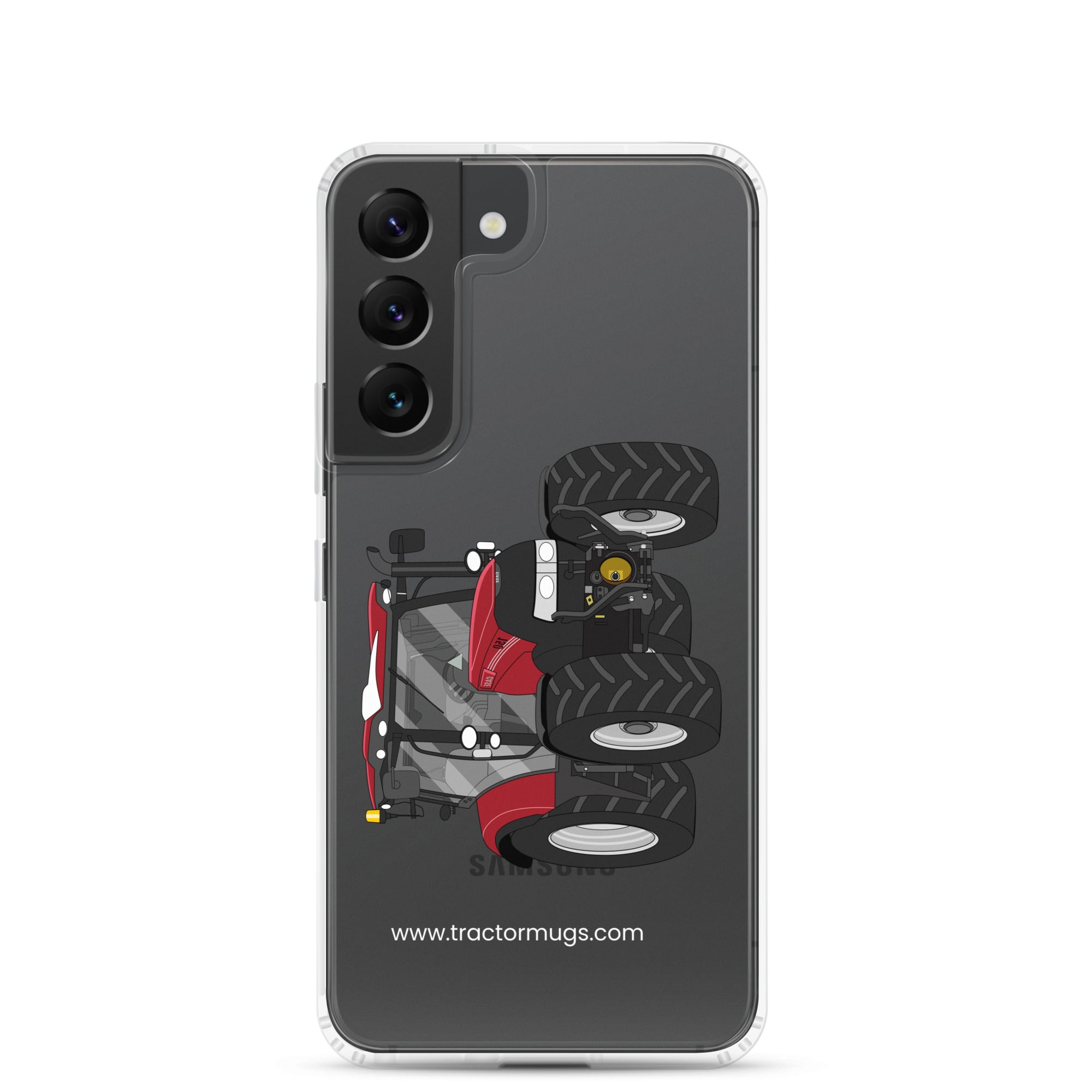 The Tractors Mugs Store Samsung Galaxy S22 Case IH Maxxum 150 Activedrive 8 Clear Case for SamsungĀ® Quality Farmers Merch