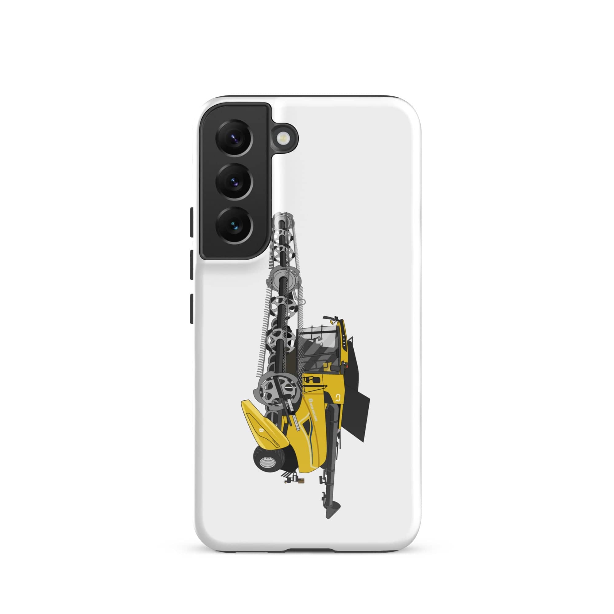 The Tractors Mugs Store Samsung Galaxy S22 New Holland CR Combine Harvester (2004).Tough case for SamsungĀ® Quality Farmers Merch