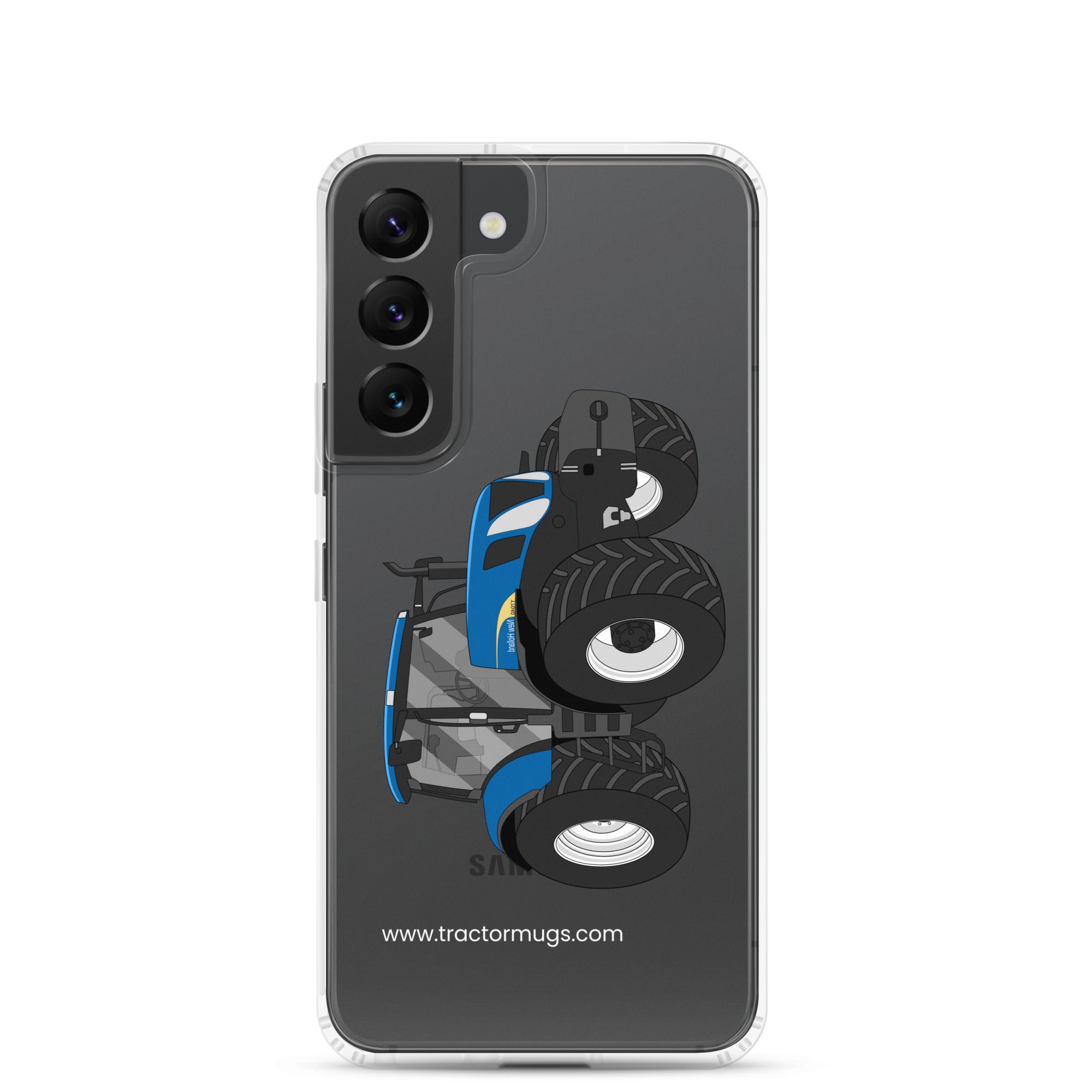 The Tractors Mugs Store Samsung Galaxy S22 New Holland The 7040 -1 Clear Case for SamsungĀ® Quality Farmers Merch