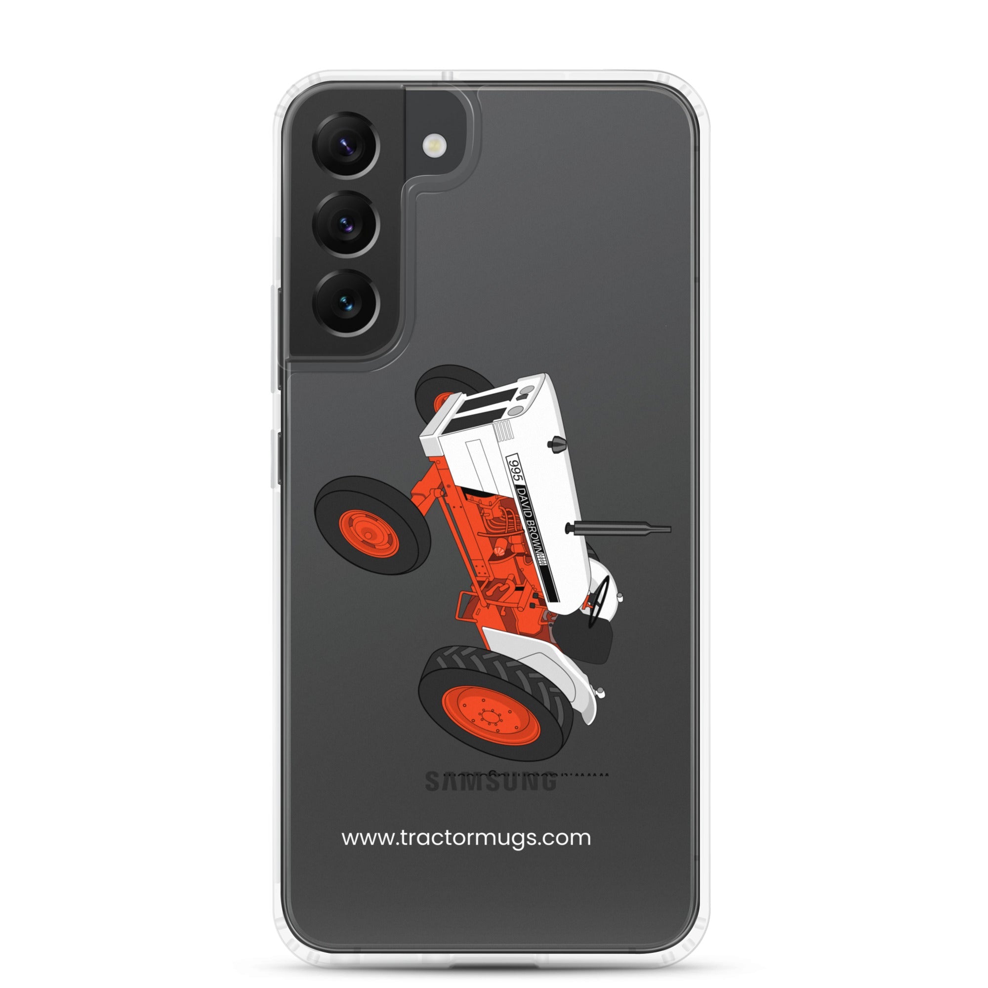 The Tractors Mugs Store Samsung Galaxy S22 Plus Case David Brown 995 (1973) Clear Case for SamsungĀ® Quality Farmers Merch