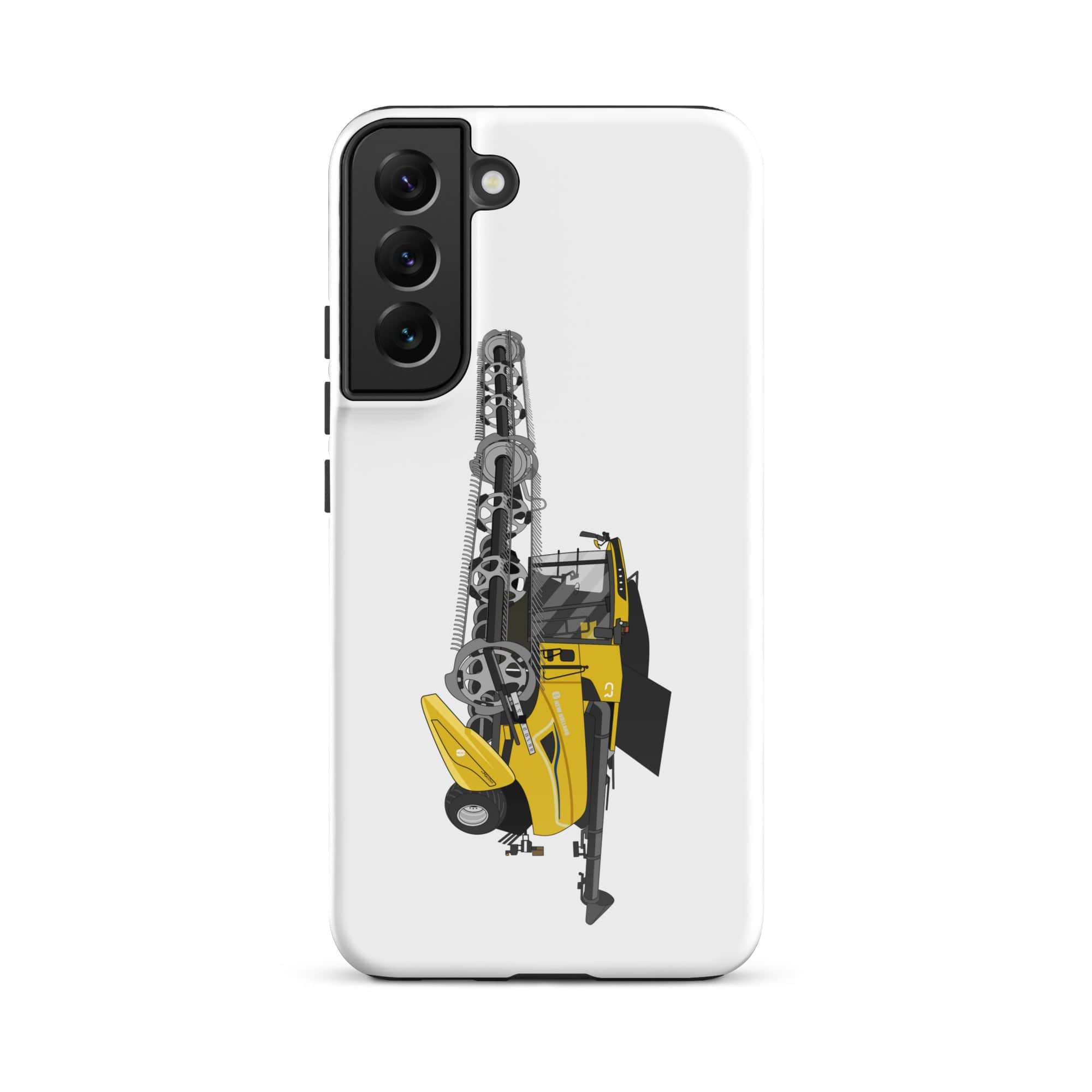 The Tractors Mugs Store Samsung Galaxy S22 Plus New Holland CR Combine Harvester (2004).Tough case for SamsungĀ® Quality Farmers Merch