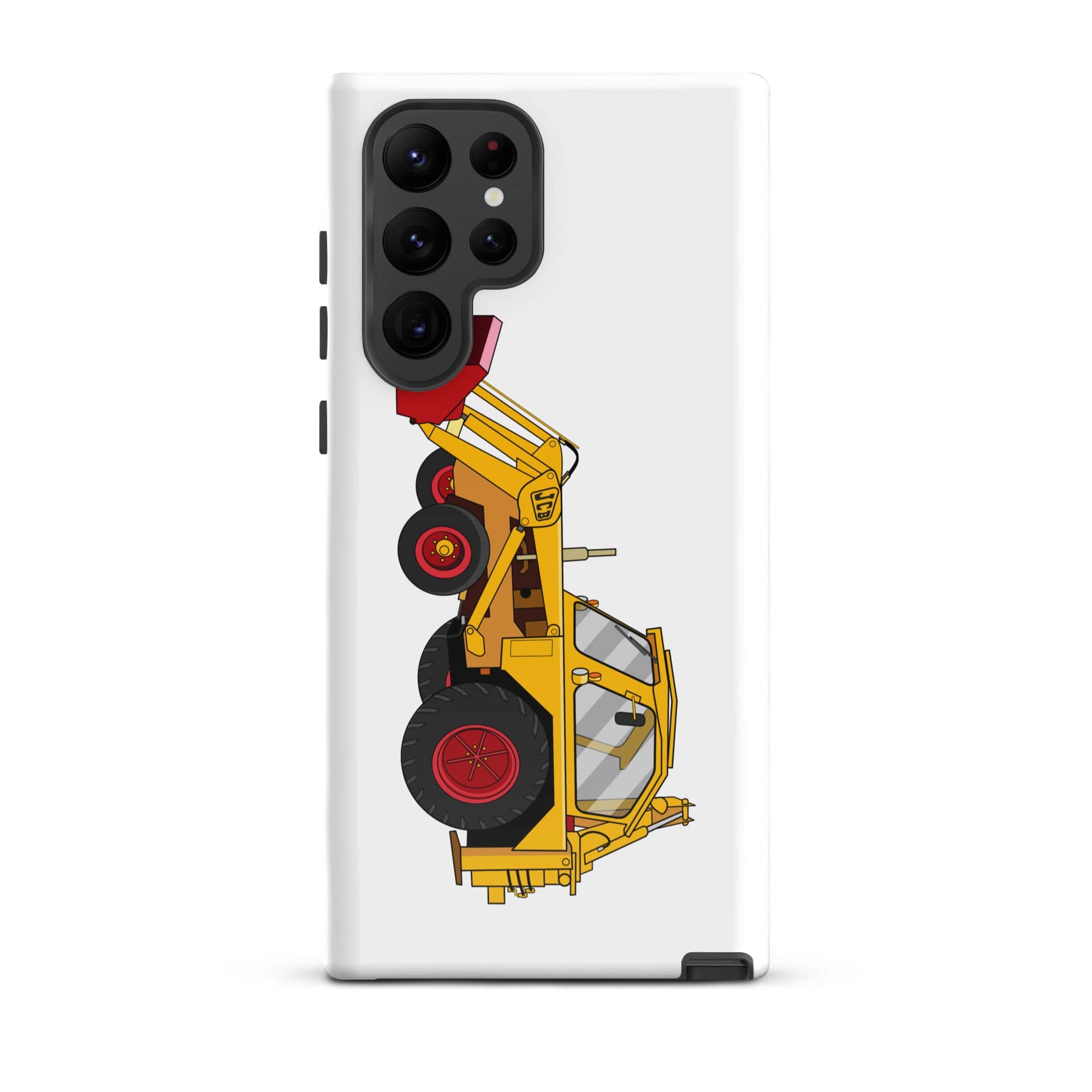 The Tractors Mugs Store Samsung Galaxy S22 Ultra JCB 3 Backhoe Tough case for SamsungĀ® Quality Farmers Merch