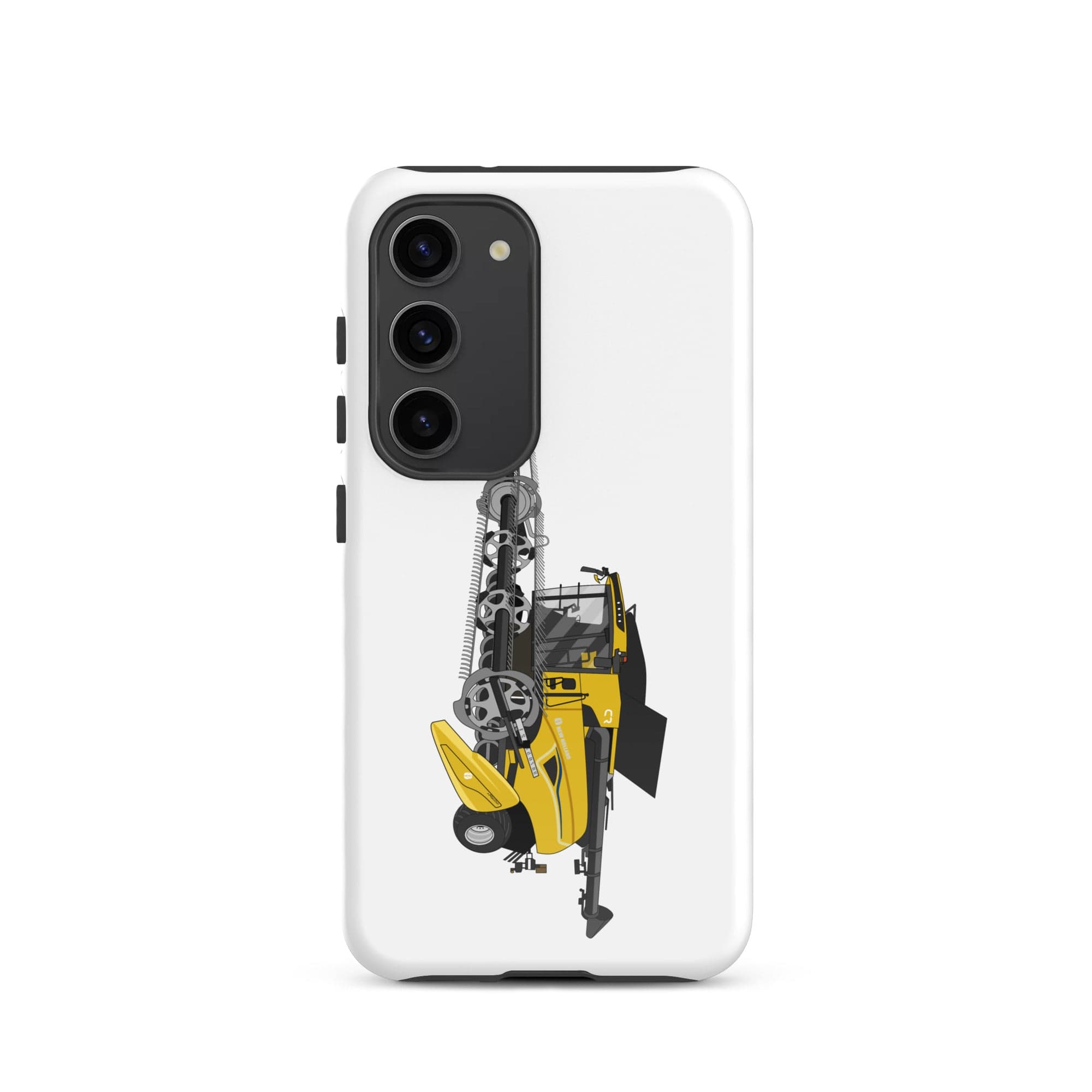 The Tractors Mugs Store Samsung Galaxy S23 New Holland CR Combine Harvester (2004).Tough case for SamsungĀ® Quality Farmers Merch