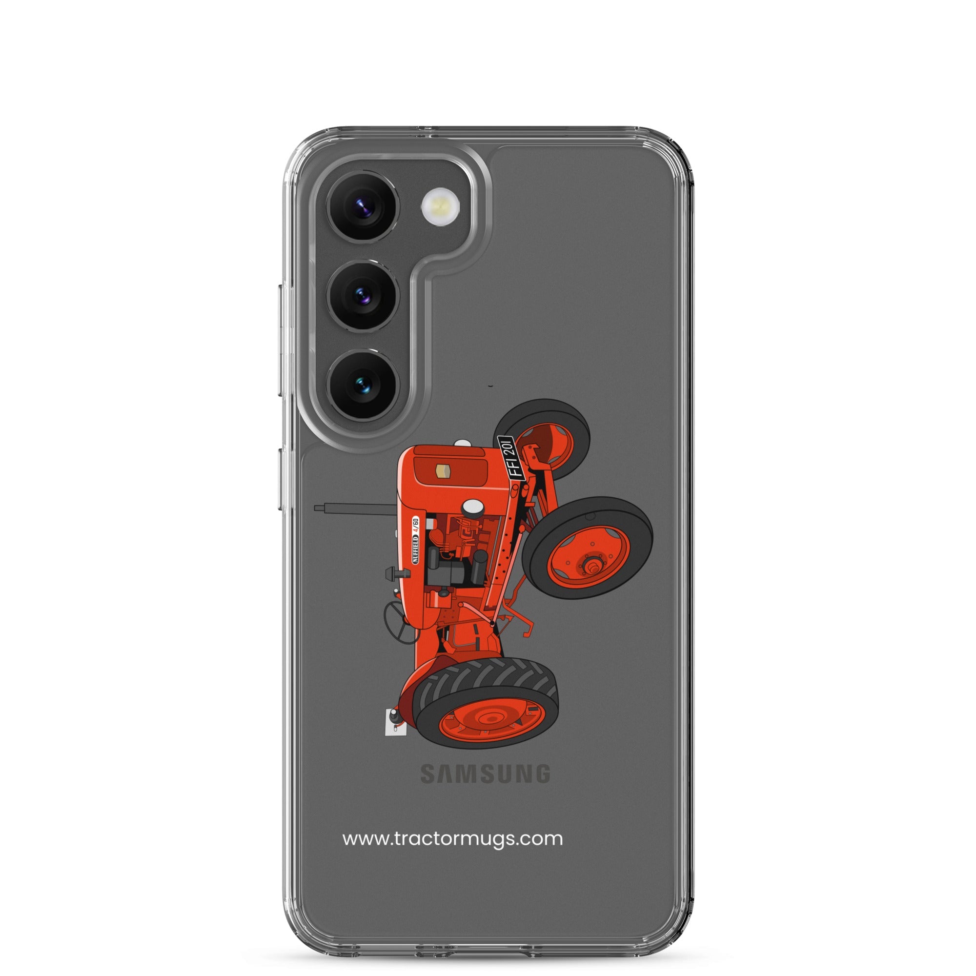The Tractors Mugs Store Samsung Galaxy S23 Nuffield 4_60 Clear Case for SamsungĀ® Quality Farmers Merch