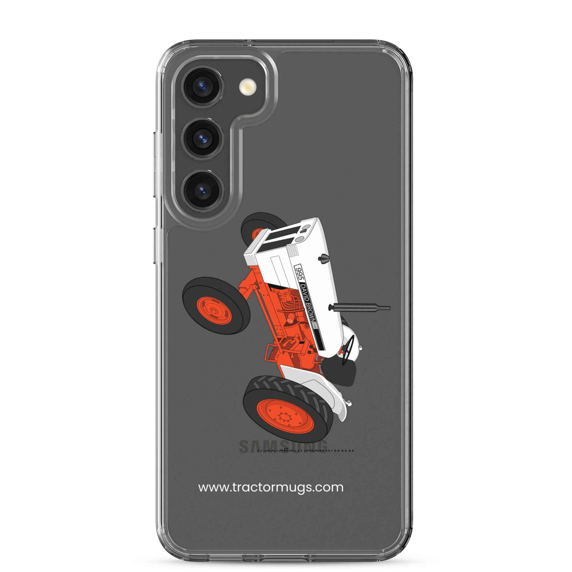 The Tractors Mugs Store Samsung Galaxy S23 Plus Case David Brown 995 (1973) Clear Case for SamsungĀ® Quality Farmers Merch
