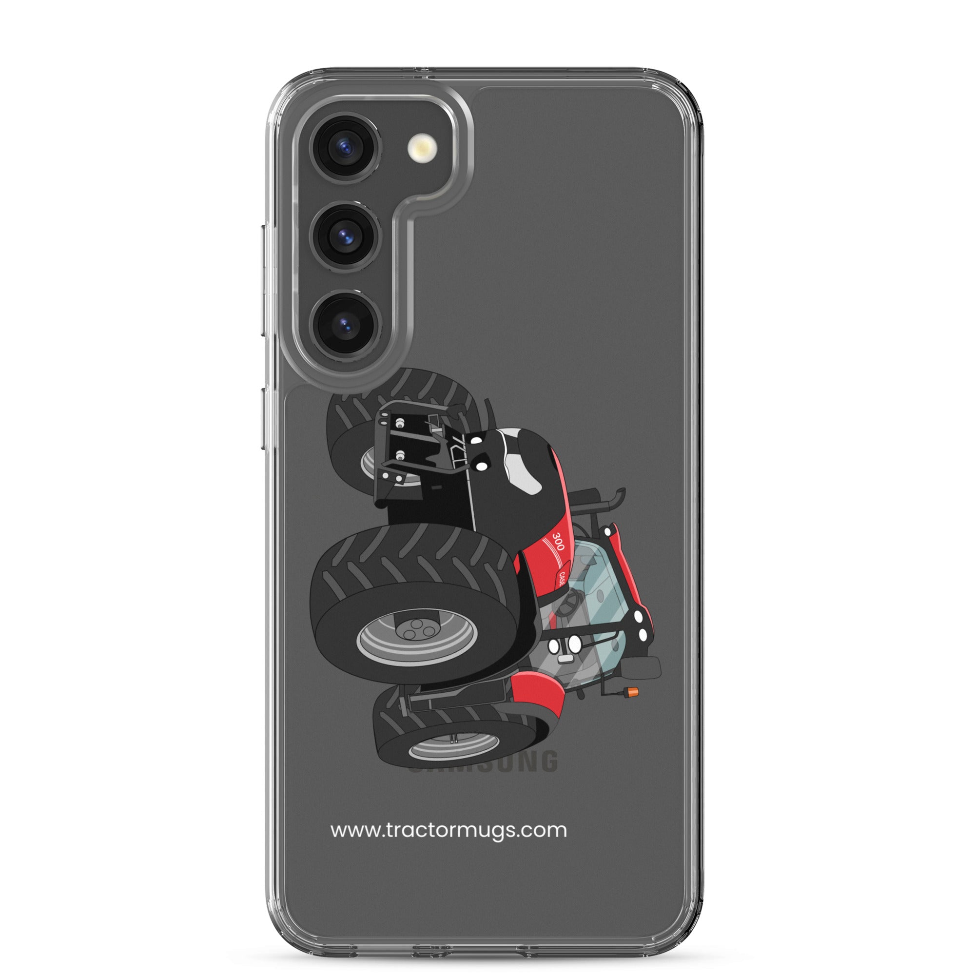 The Tractors Mugs Store Samsung Galaxy S23 Plus Case IH Optum 300 CVX Clear Case for SamsungĀ® Quality Farmers Merch