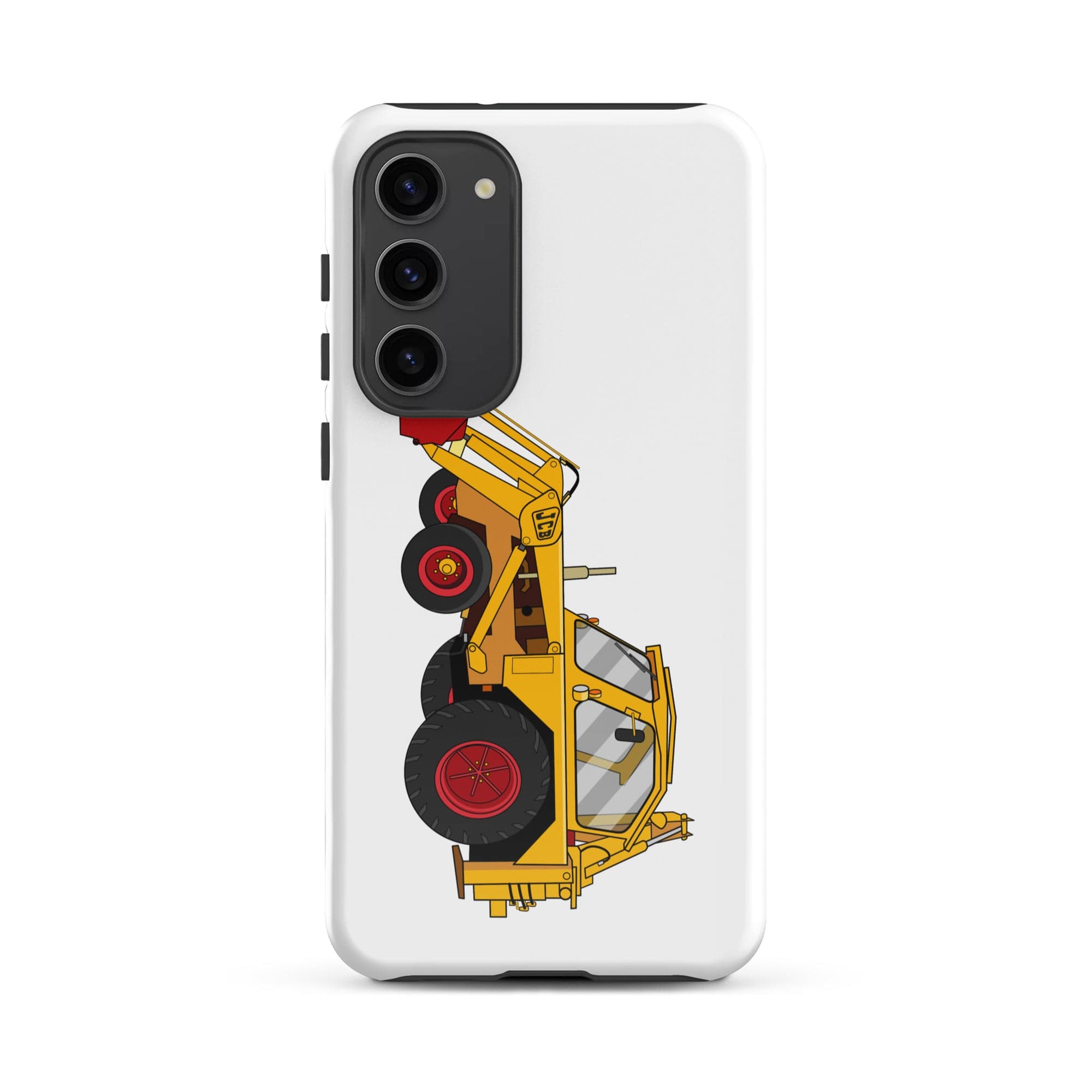 The Tractors Mugs Store Samsung Galaxy S23 Plus JCB 3 Backhoe Tough case for SamsungĀ® Quality Farmers Merch