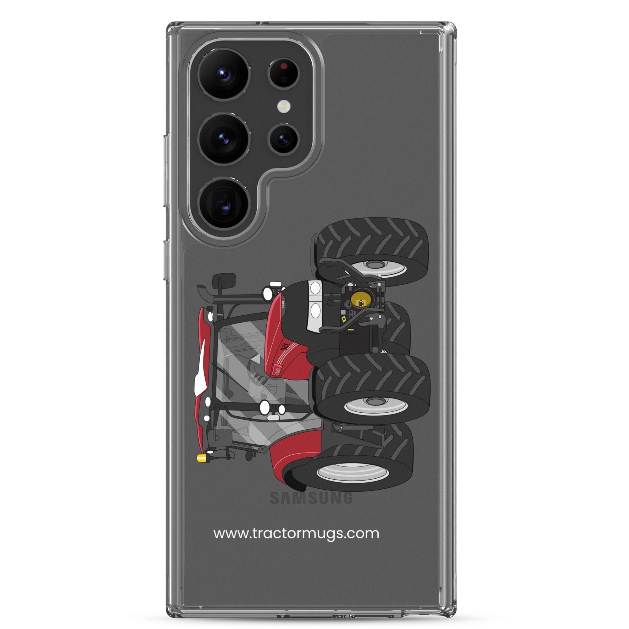 The Tractors Mugs Store Samsung Galaxy S23 Ultra Case IH Maxxum 150 Activedrive 8 Clear Case for SamsungĀ® Quality Farmers Merch