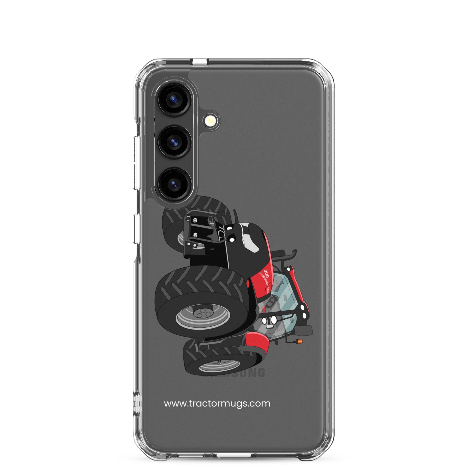 The Tractors Mugs Store Samsung Galaxy S24 Case IH Optum 300 CVX Clear Case for SamsungĀ® Quality Farmers Merch
