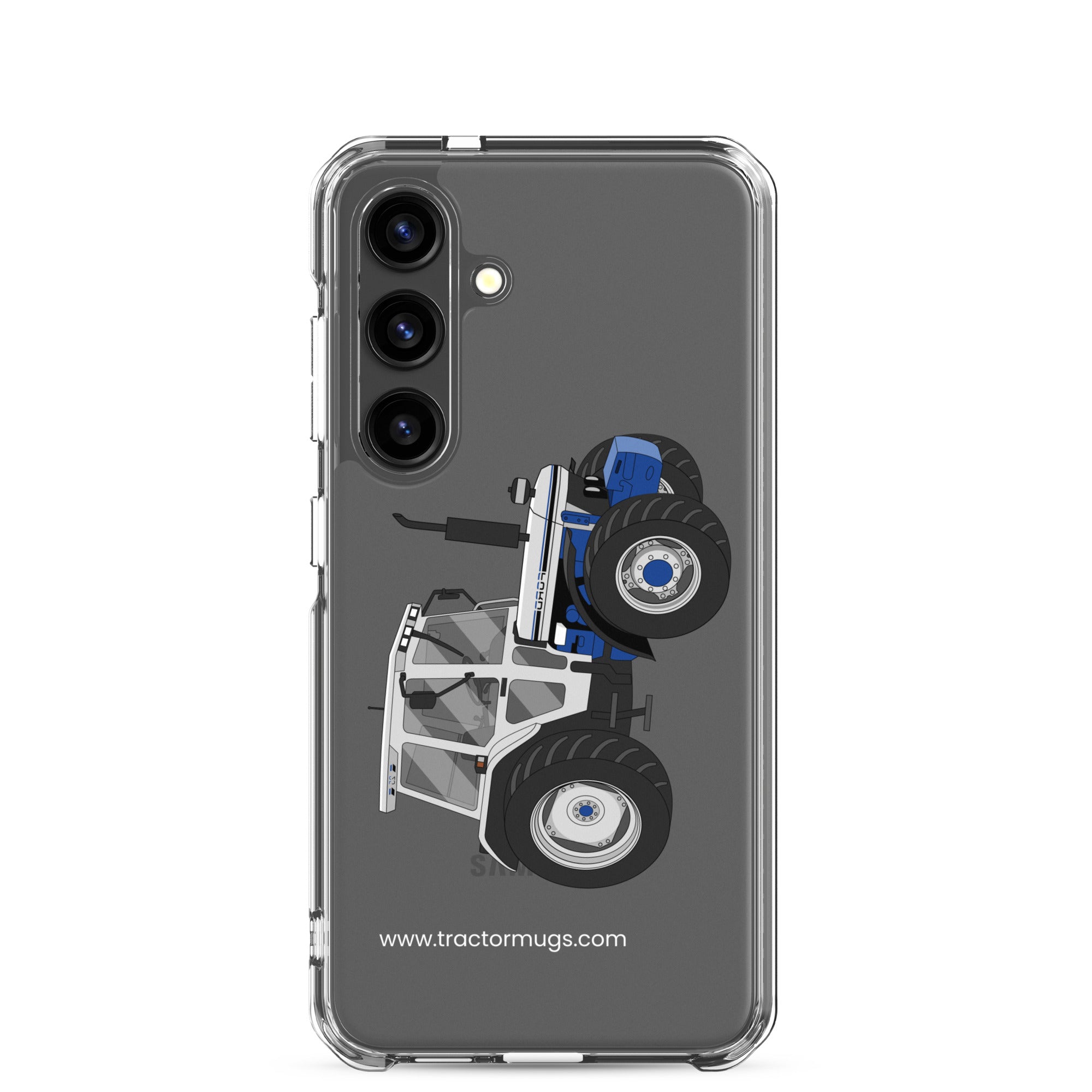 The Tractors Mugs Store Samsung Galaxy S24 Ford 7810 Jubilee Edition SilverTractor Clear Case for SamsungĀ® Quality Farmers Merch