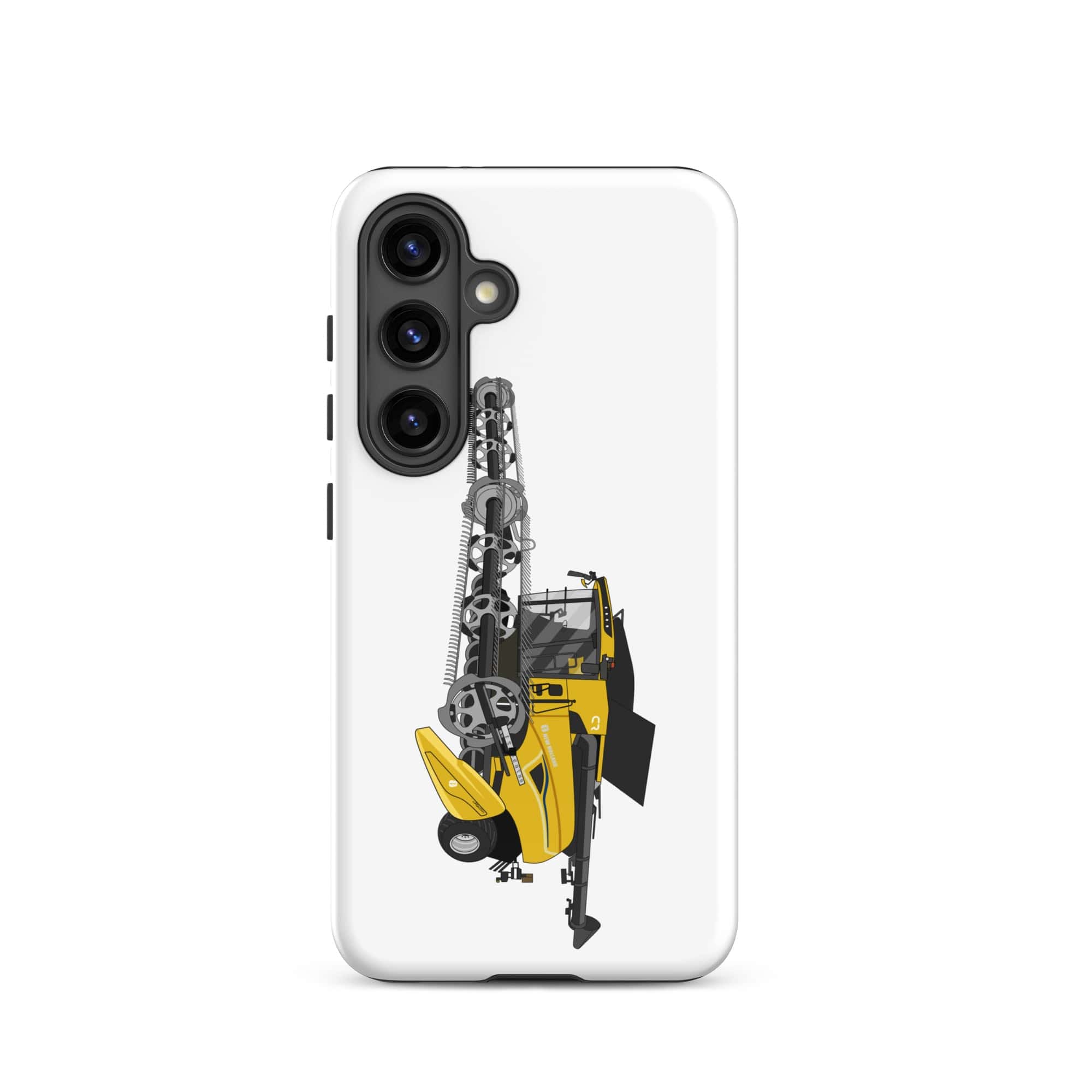 The Tractors Mugs Store Samsung Galaxy S24 New Holland CR Combine Harvester (2004).Tough case for SamsungĀ® Quality Farmers Merch