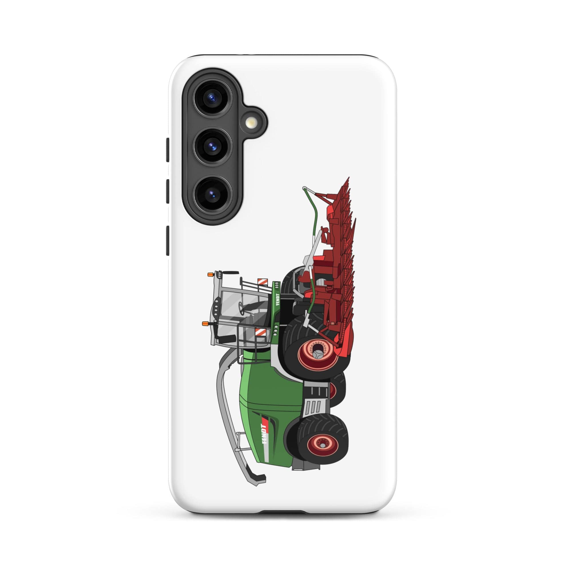 The Tractors Mugs Store Samsung Galaxy S24 Plus Fendt Katana 85 Forage Harvester Tough case for SamsungĀ® Quality Farmers Merch