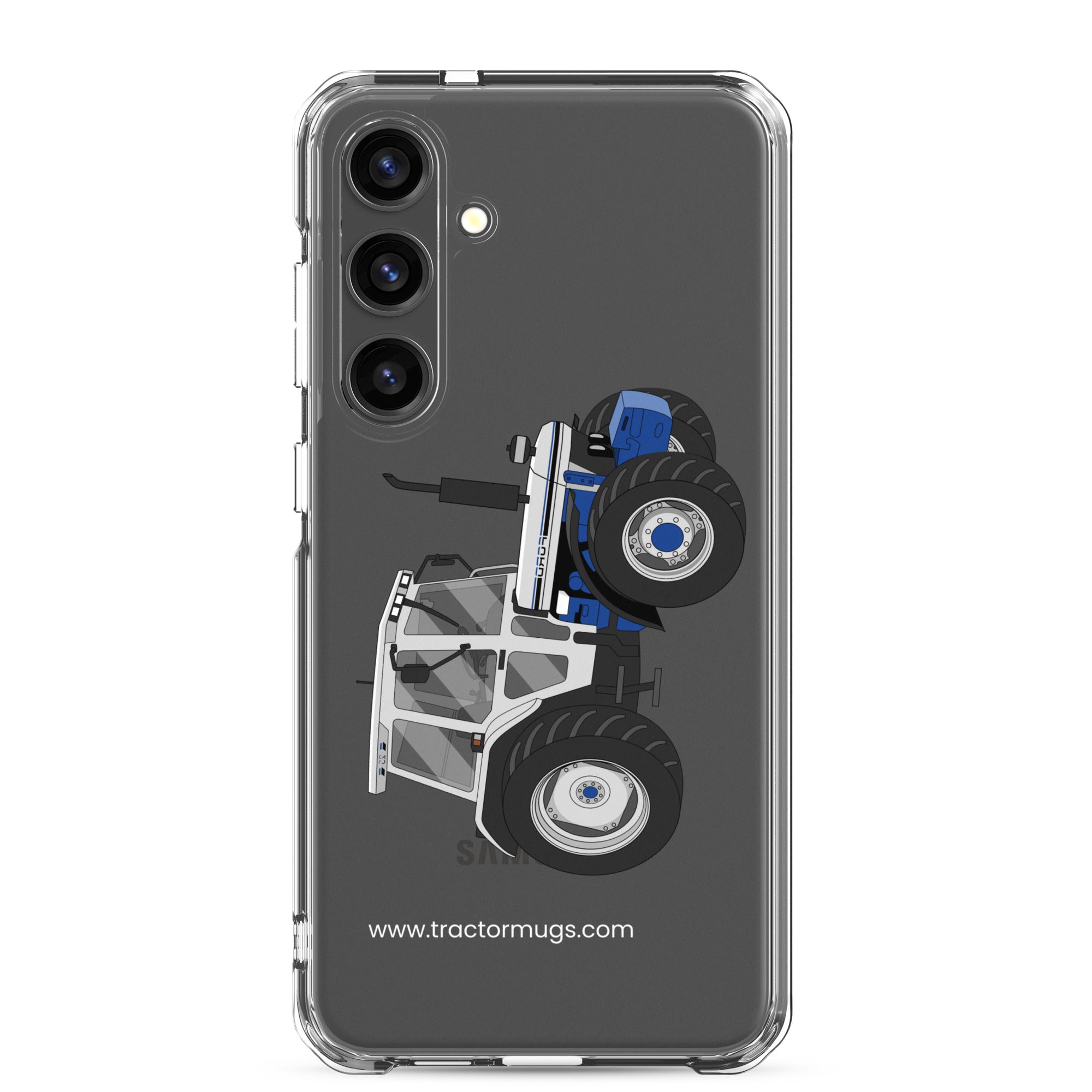 The Tractors Mugs Store Samsung Galaxy S24 Plus Ford 7810 Jubilee Edition SilverTractor Clear Case for SamsungĀ® Quality Farmers Merch